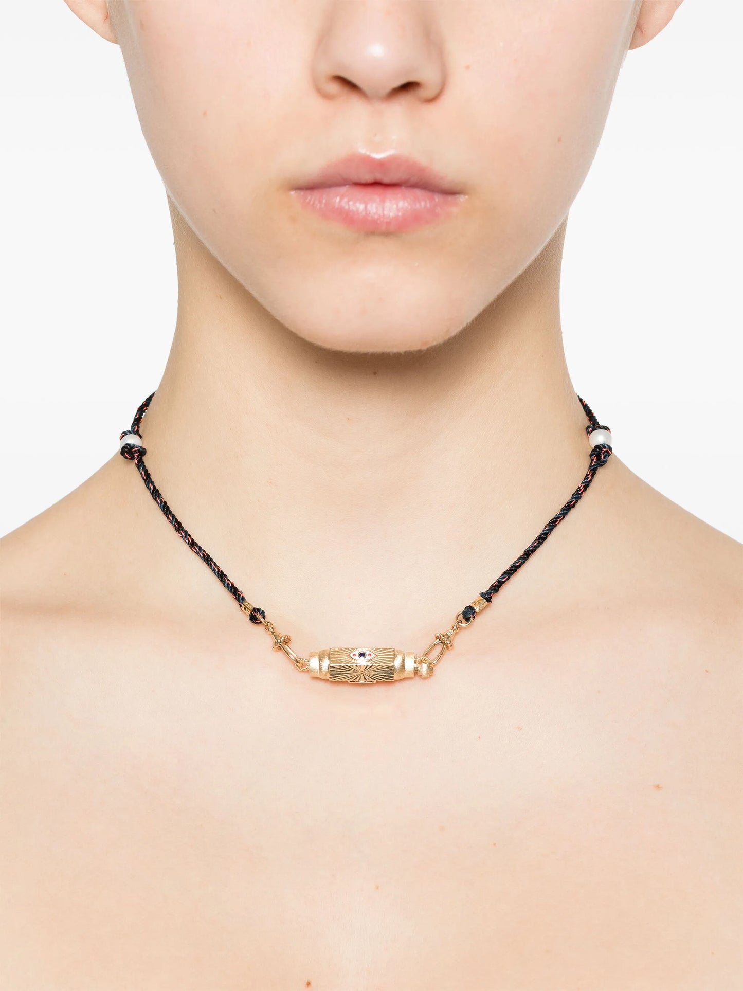 14K yellow gold Mauli chocker necklace