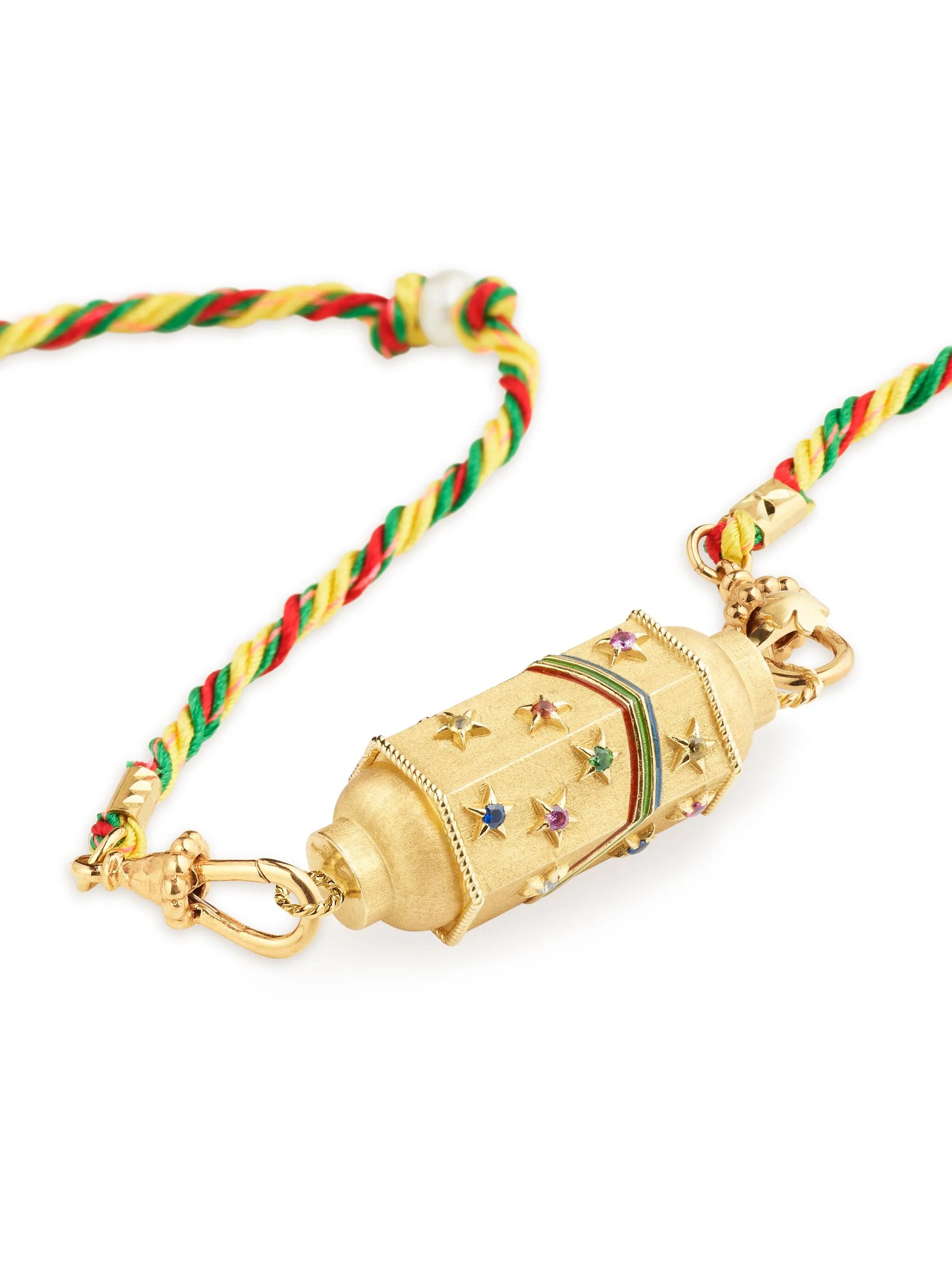 14K yellow gold Lien locket necklace