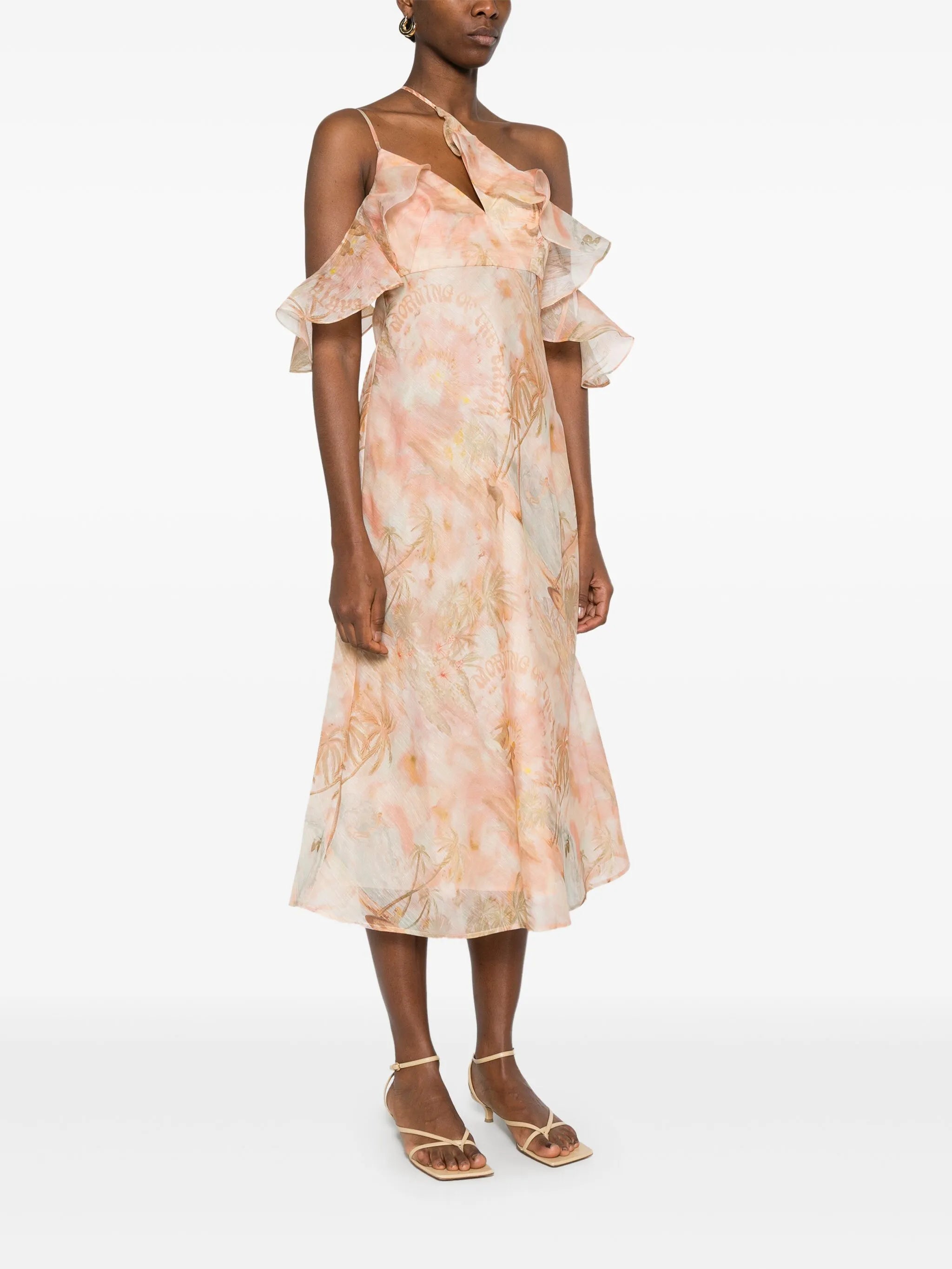 Illuminate midi dress