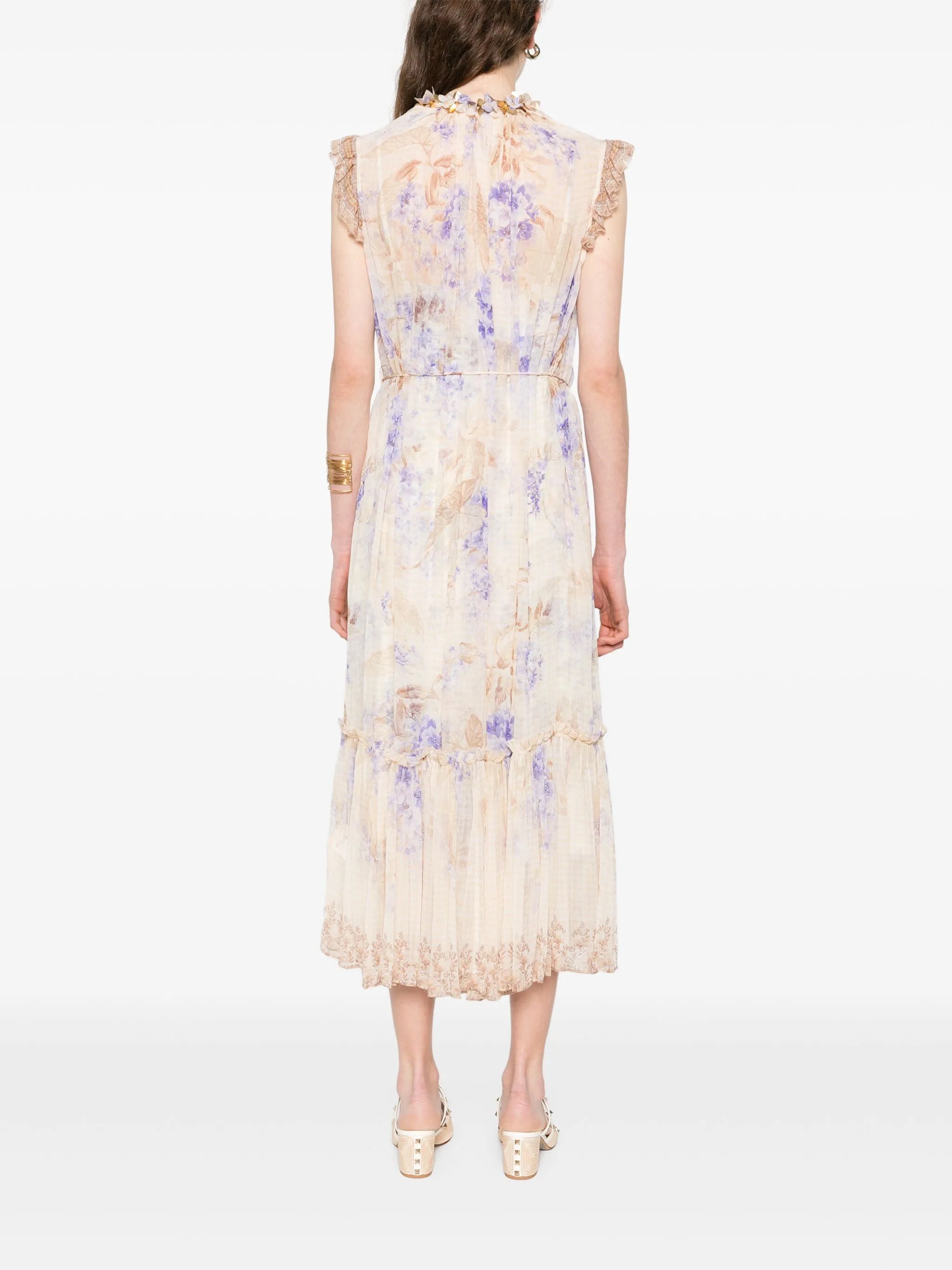 Dawning Flutter midi dress