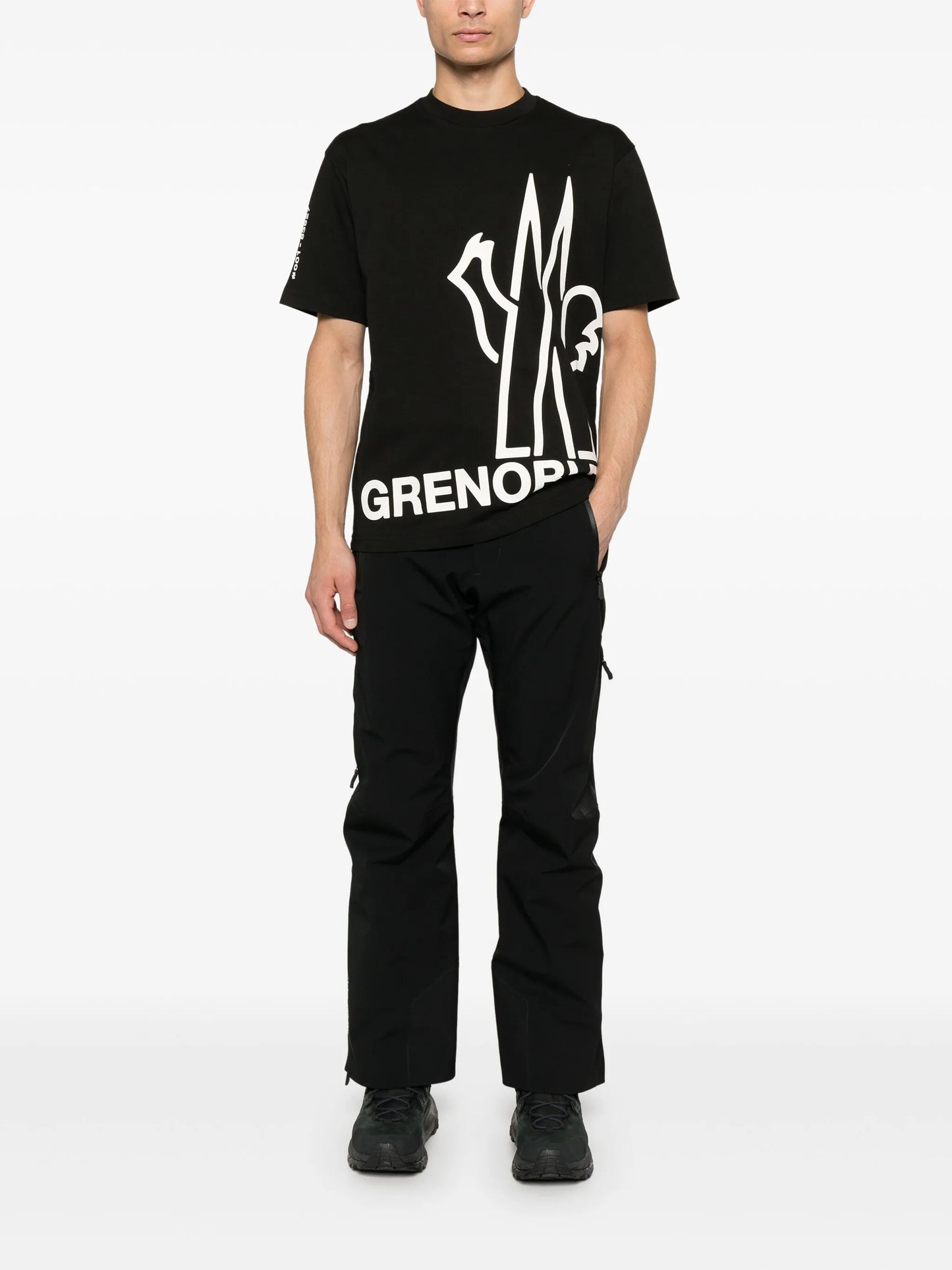 logo-embossed ski pants