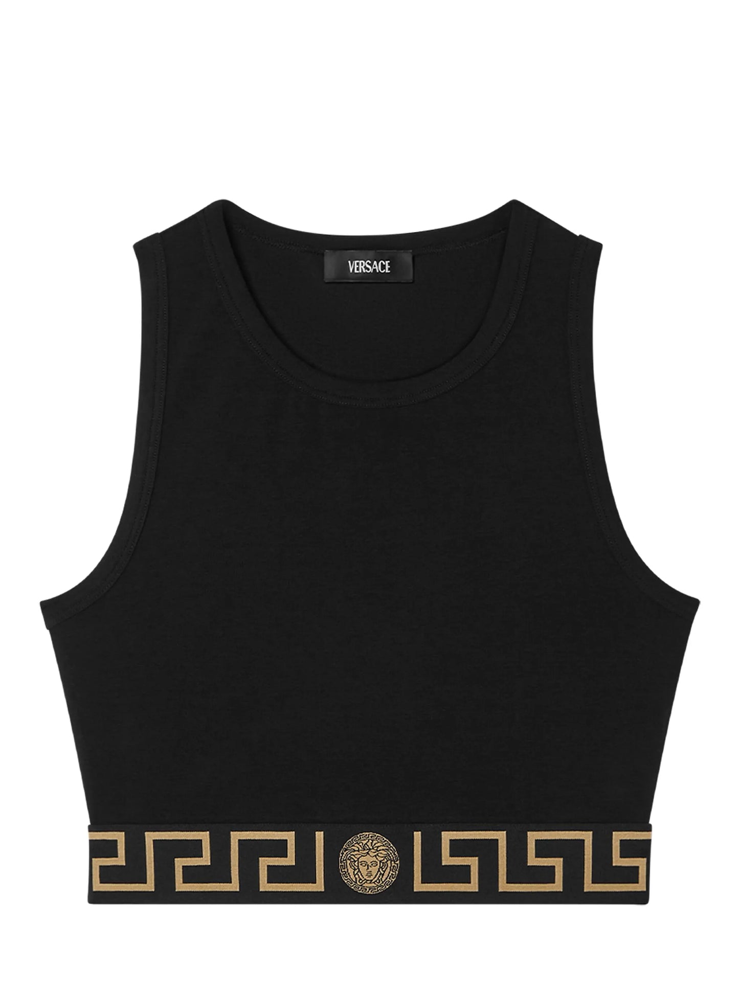 Greca Border cropped top