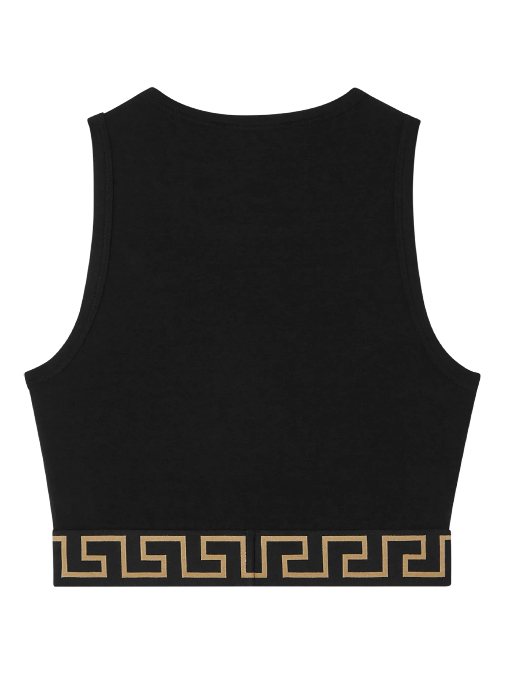 Greca Border cropped top