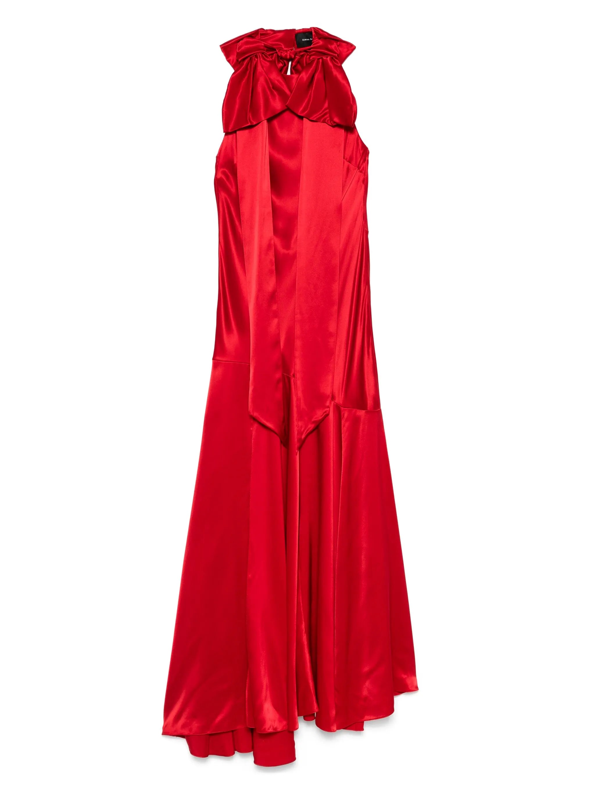 bow-detail gown