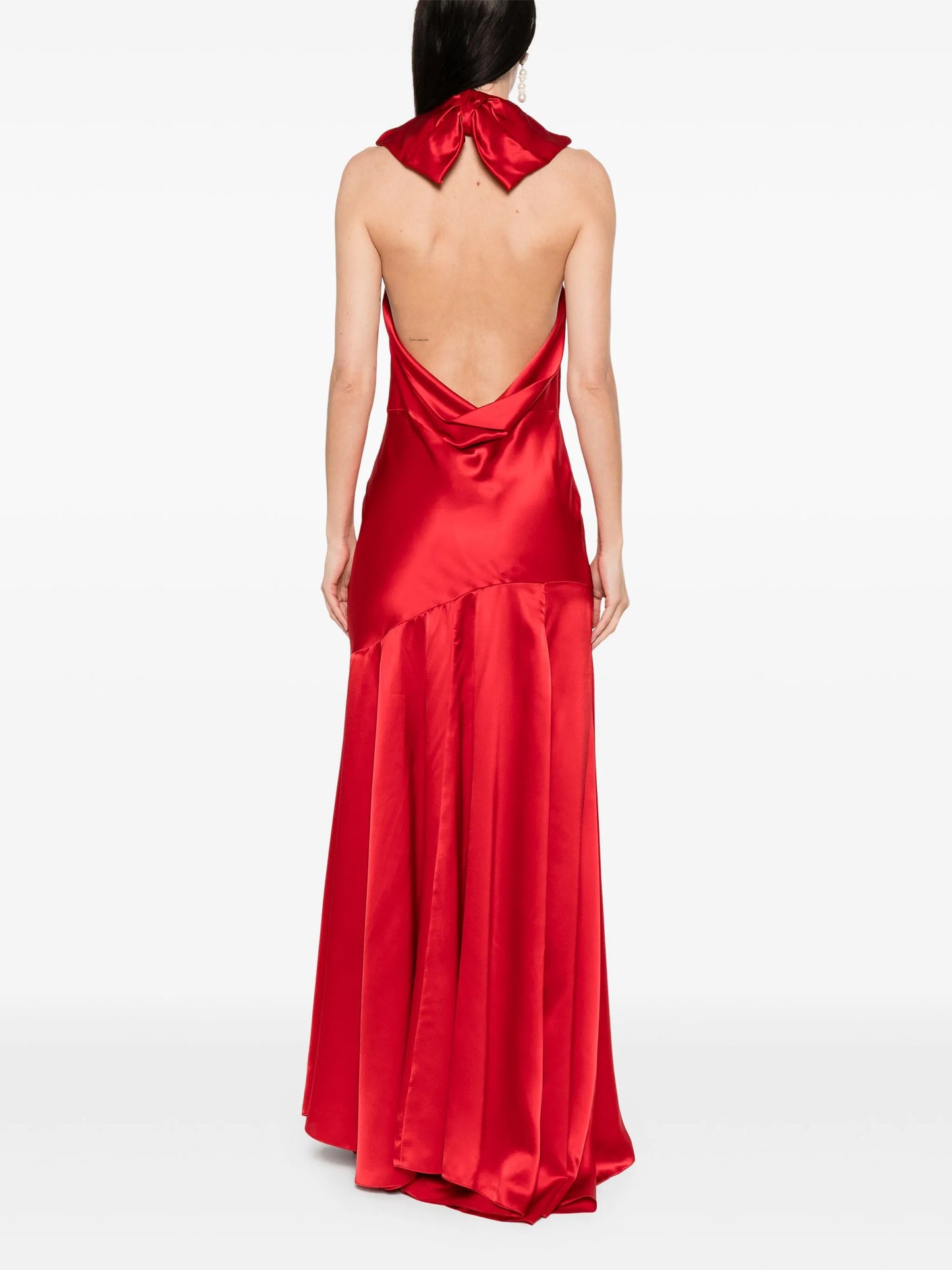 bow-detail gown