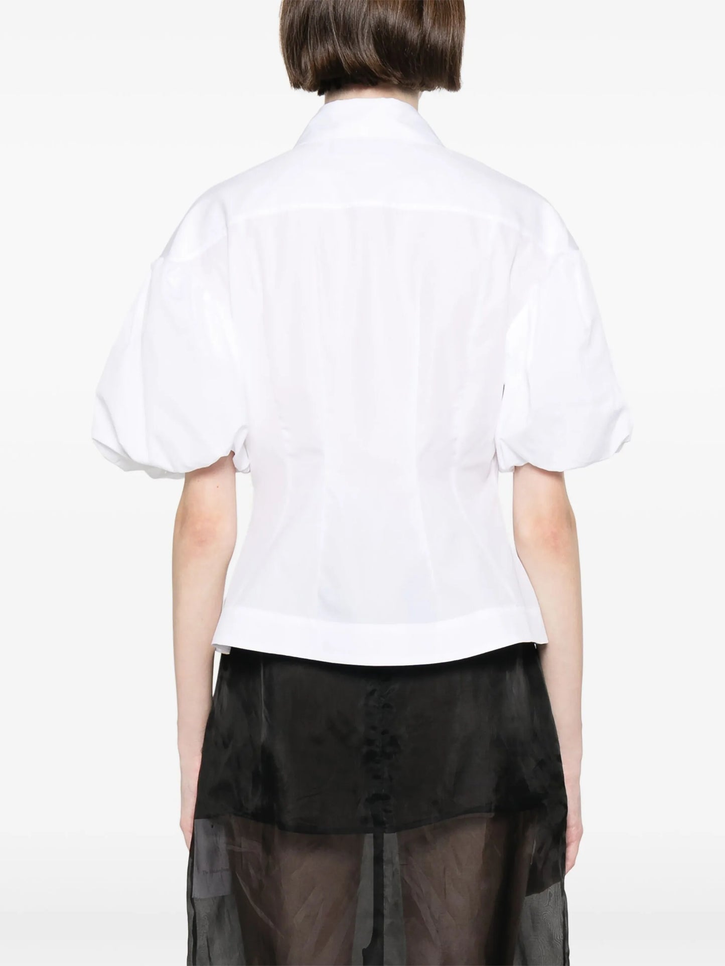 short puff sleeves shirt