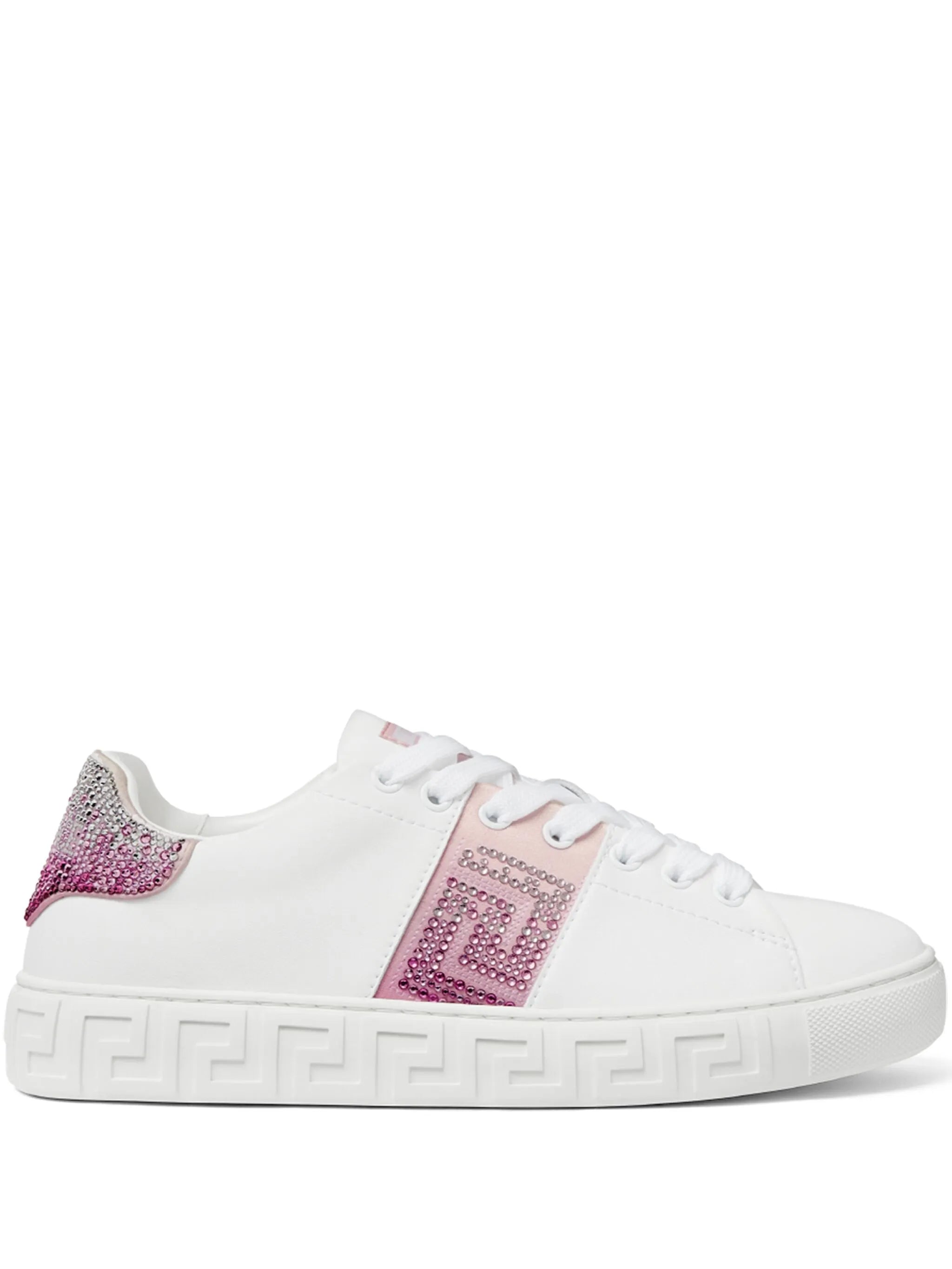 Greca crystal-embellished sneakers