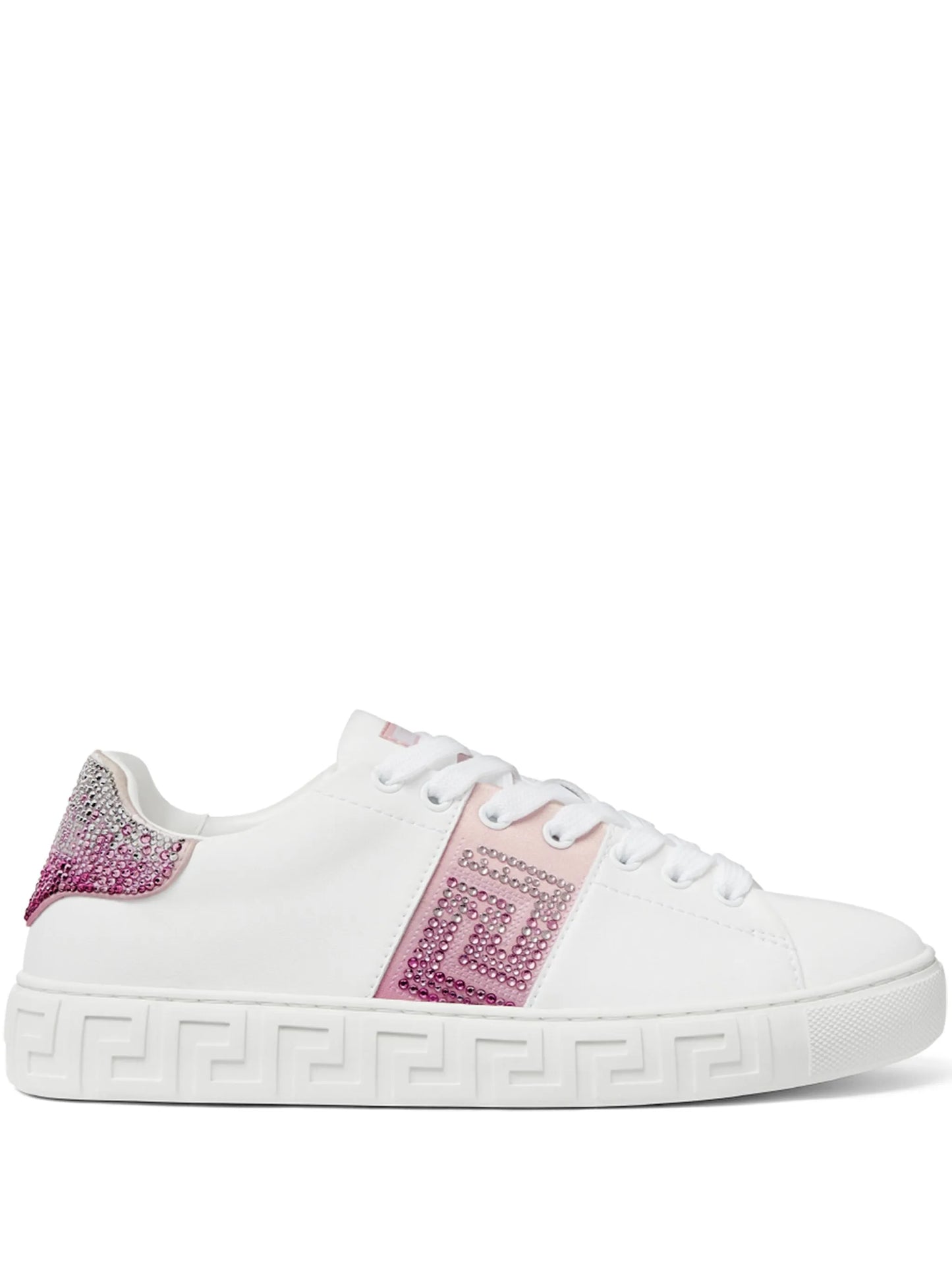 Greca crystal-embellished sneakers