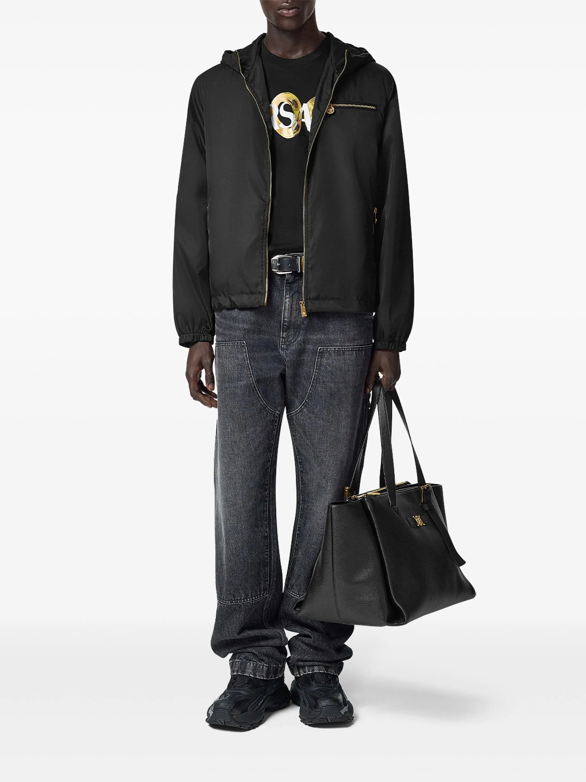 zip-up windbreaker