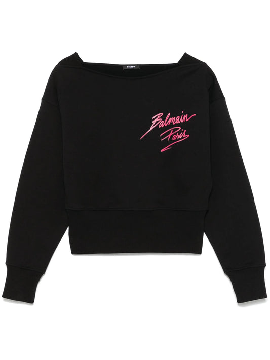 cropped sweatshirt