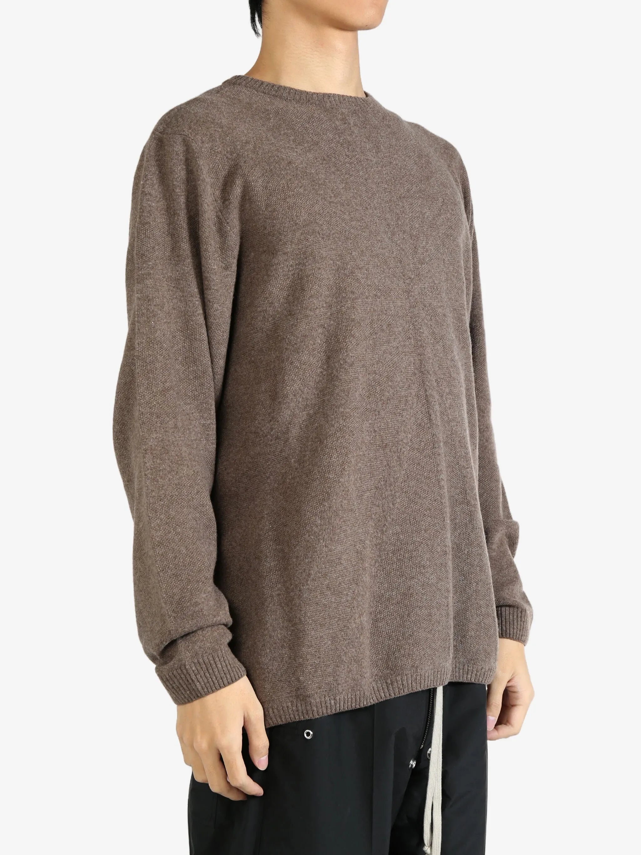 ribbed-knit sweater