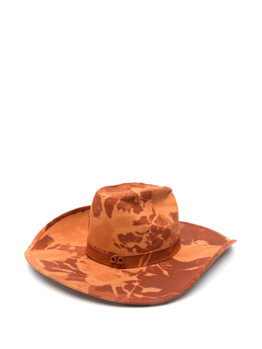 Acid Tie Dye cowboy hat