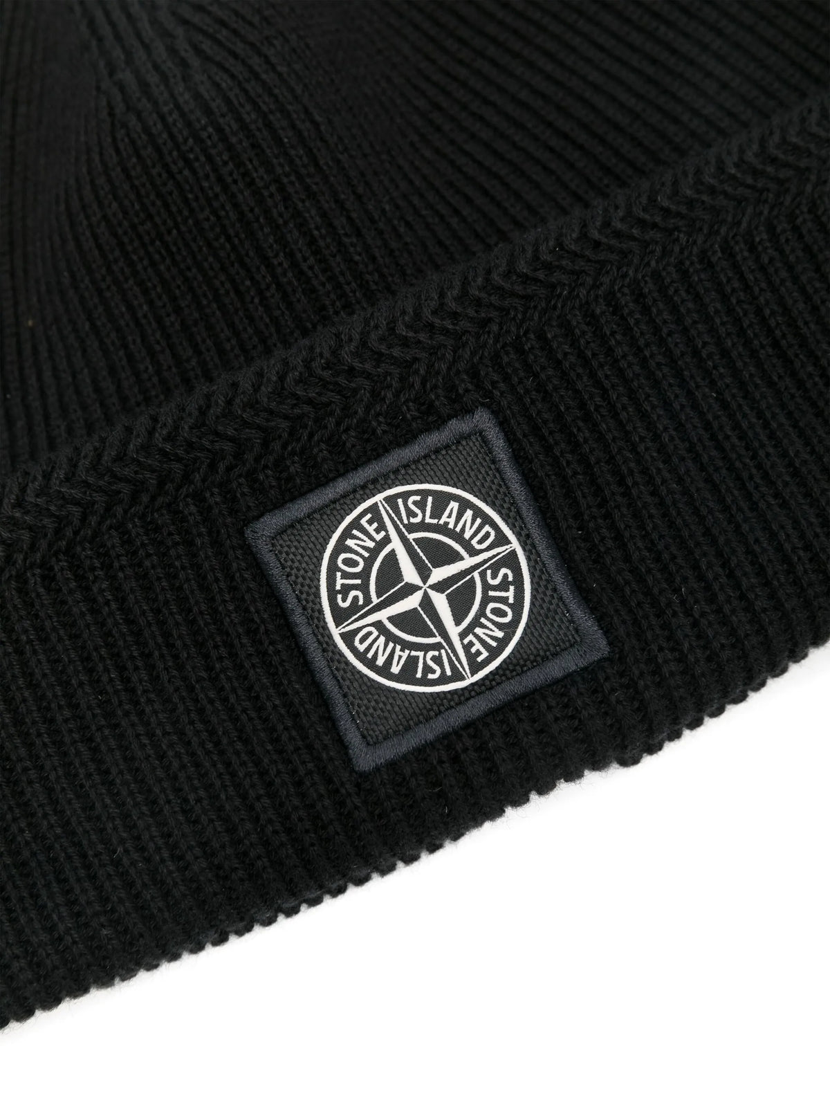 Compass-patch beanie