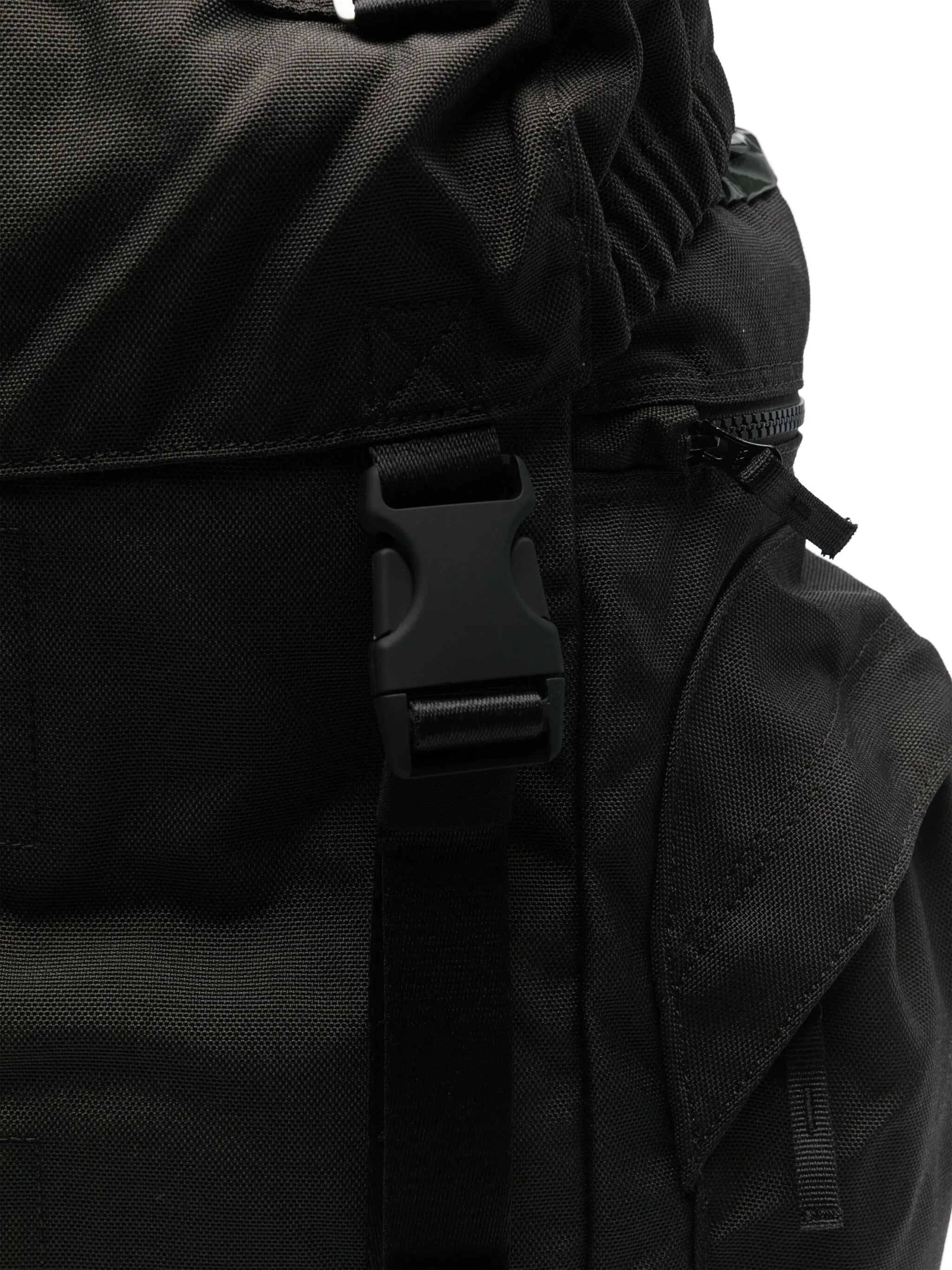 foldover-top canvas backpack