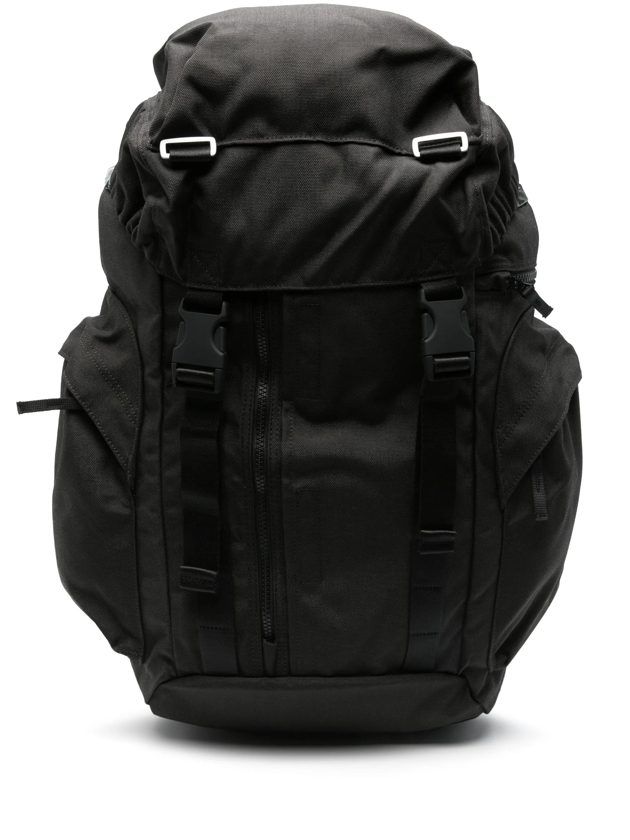 foldover-top canvas backpack