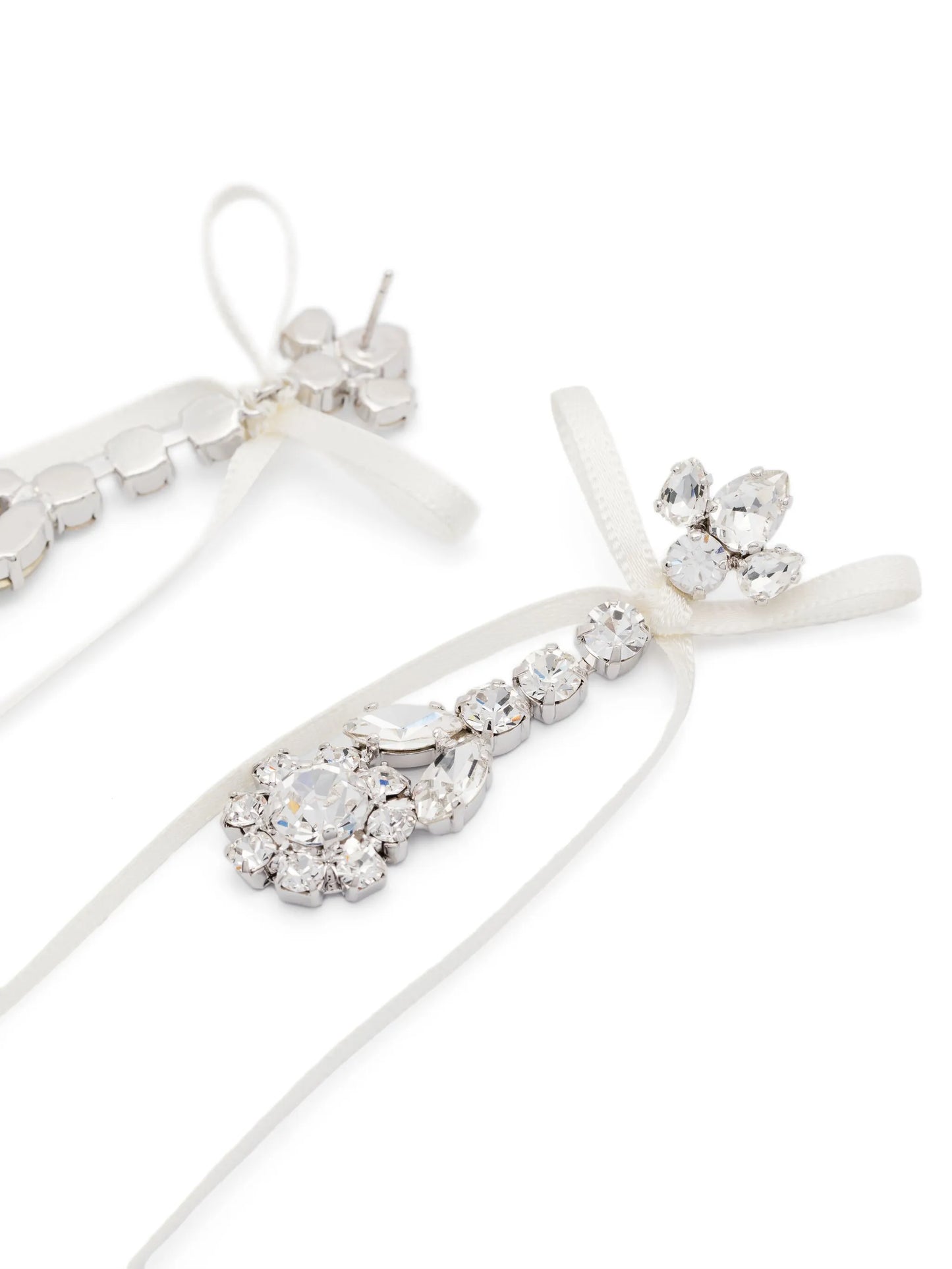 Bow Ribbon drop earrings