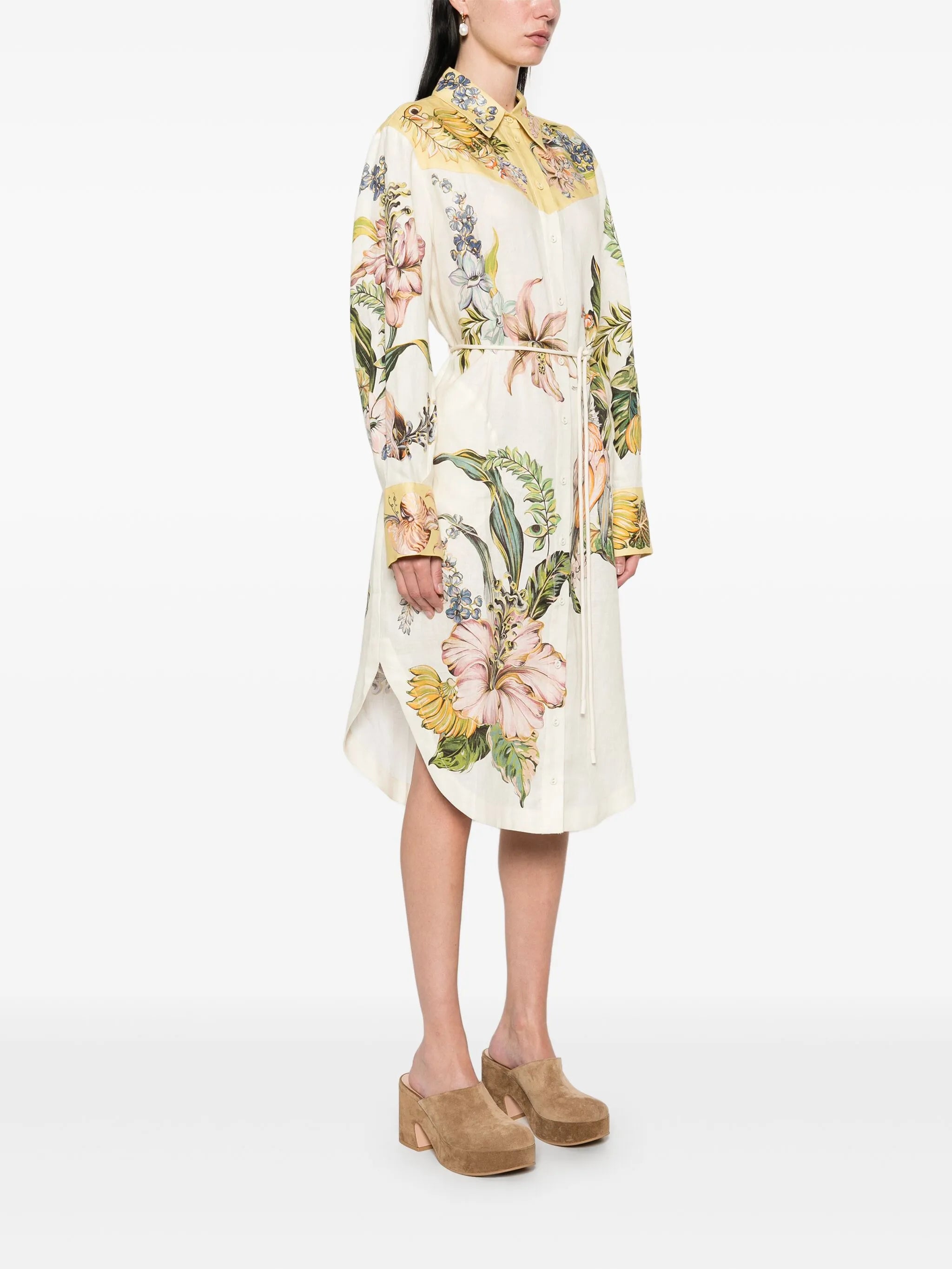 Oleander midi dress