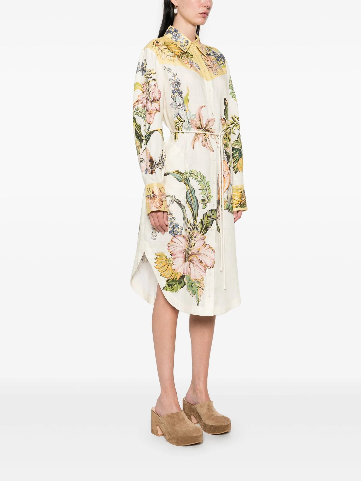 Oleander midi dress
