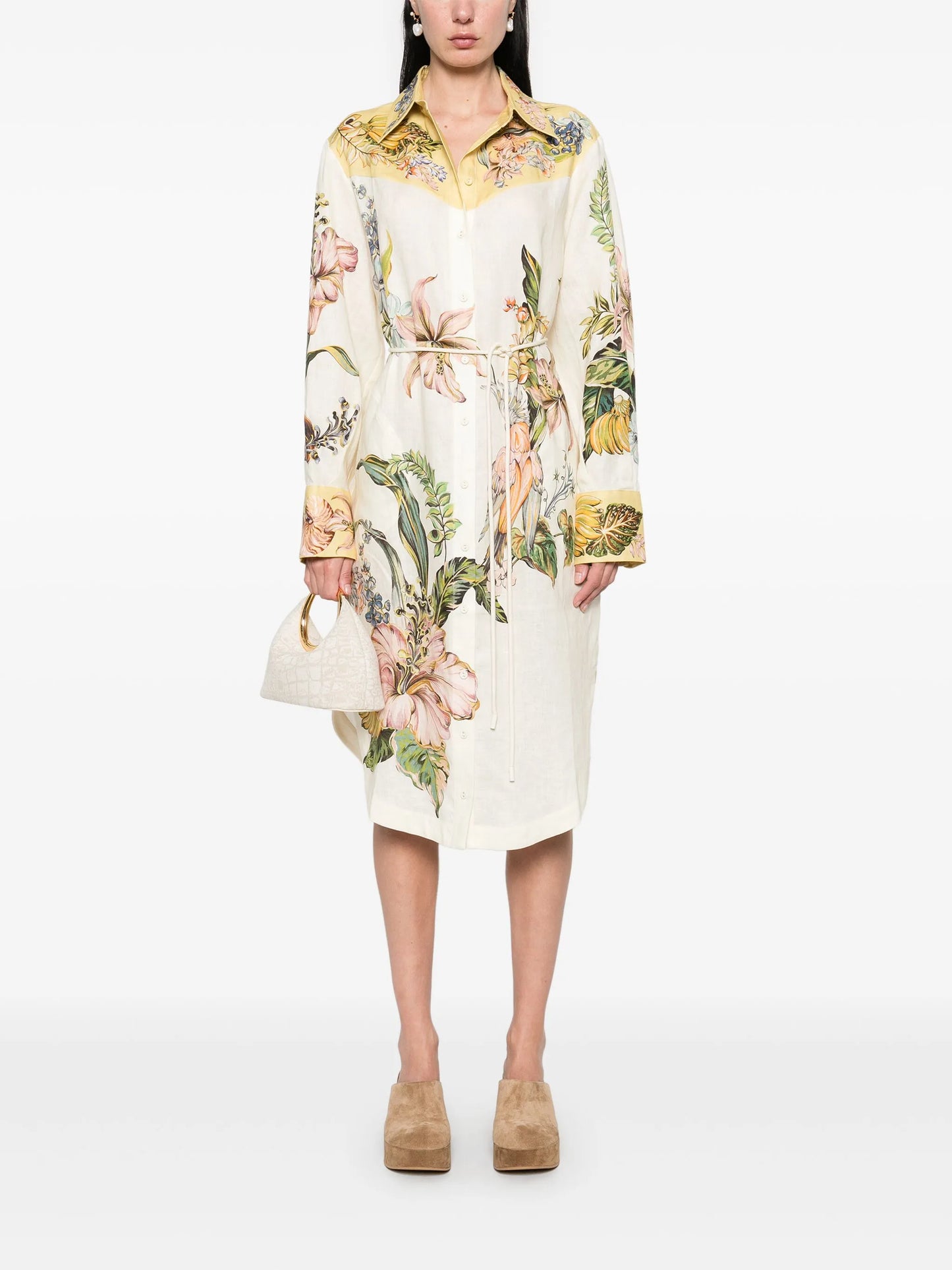 Oleander midi dress