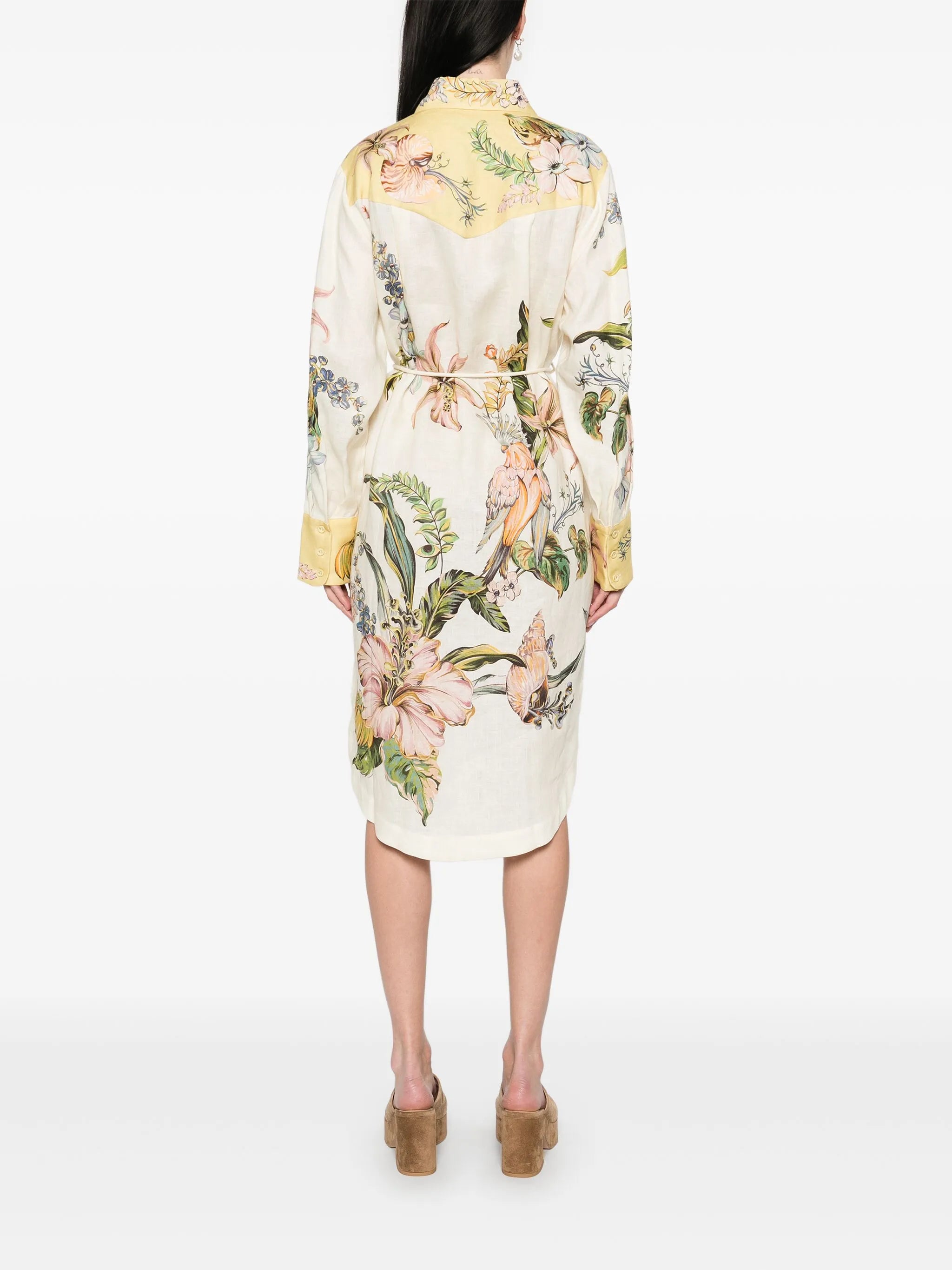 Oleander midi dress