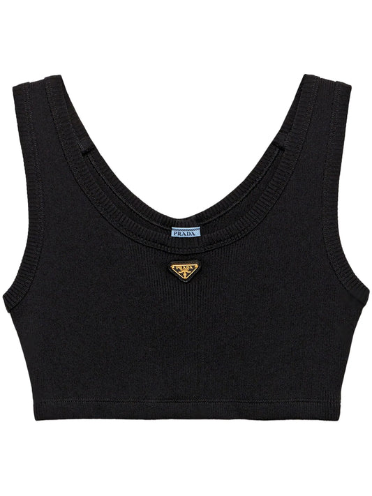 triangle-logo tank top