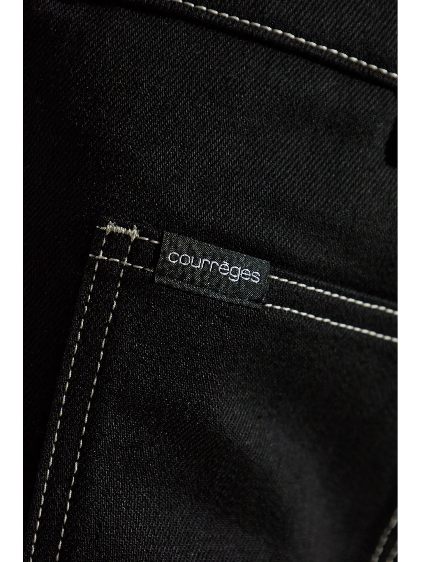 denim straight skirt
