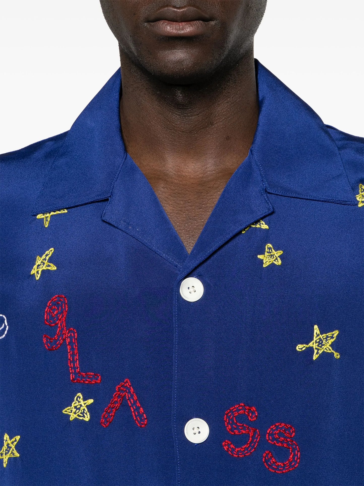 NIGHTSKY SILK SHIRT Blue "Blue"