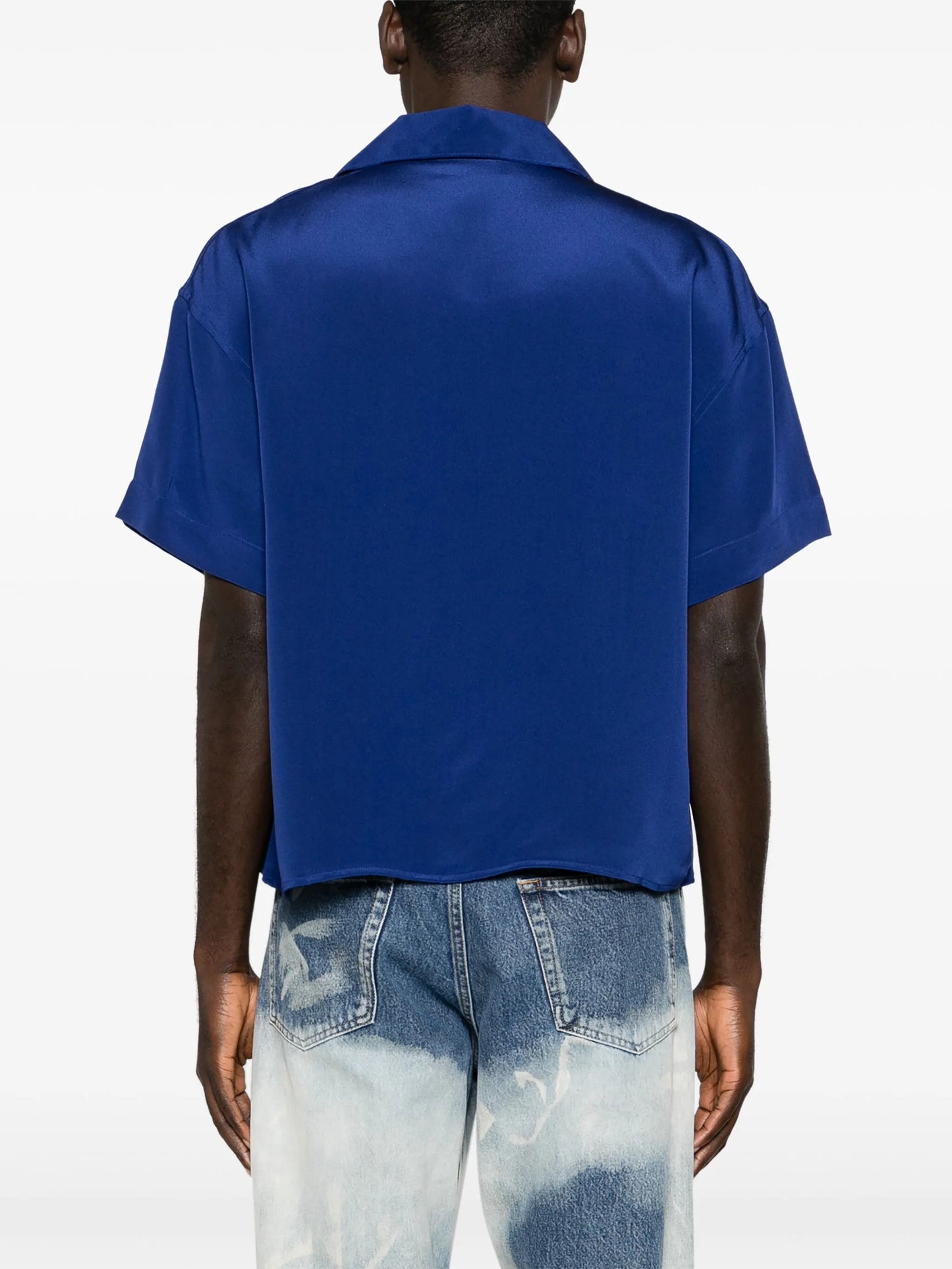 NIGHTSKY SILK SHIRT Blue "Blue"
