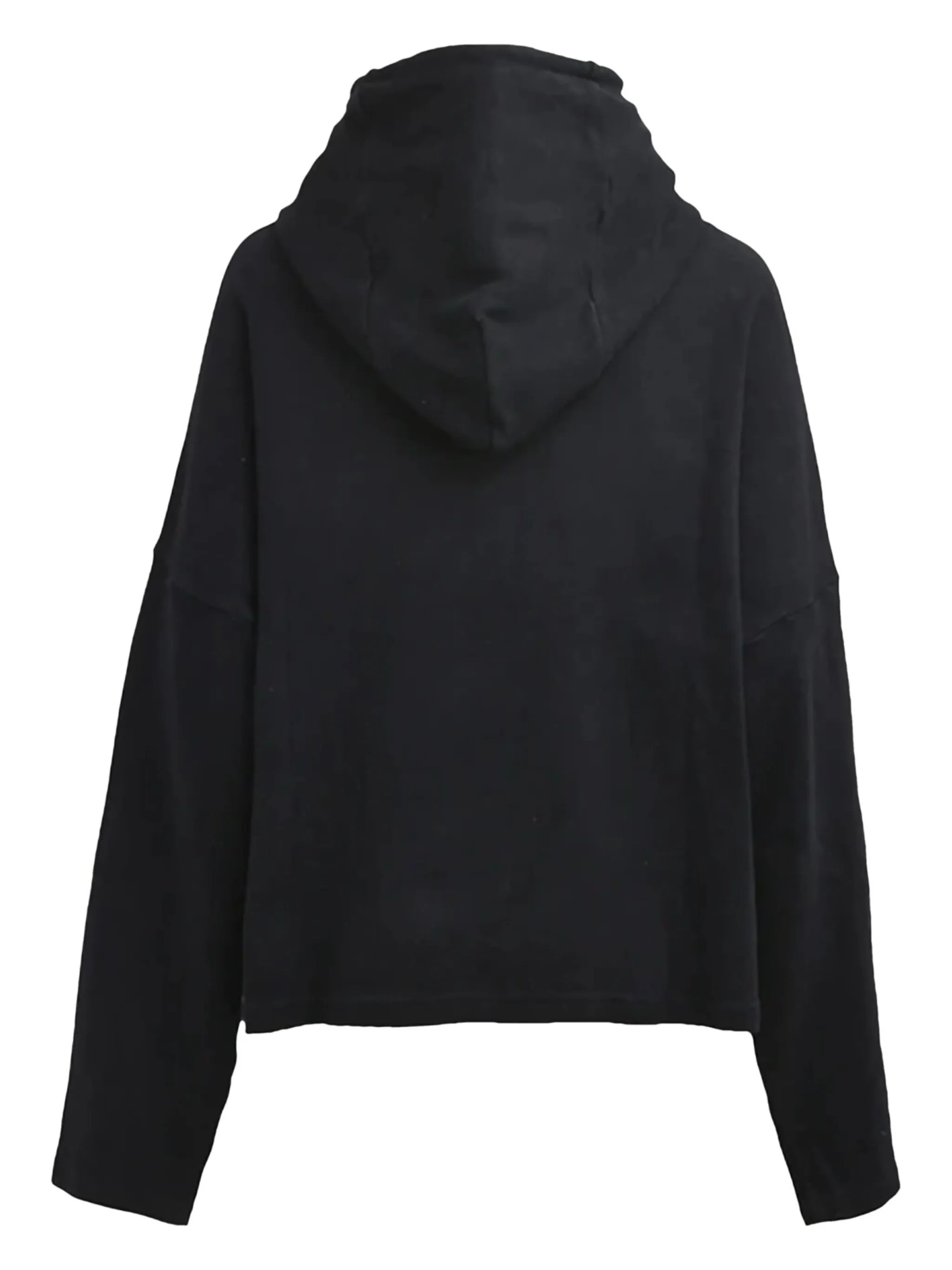 floral-embroidered hoodie