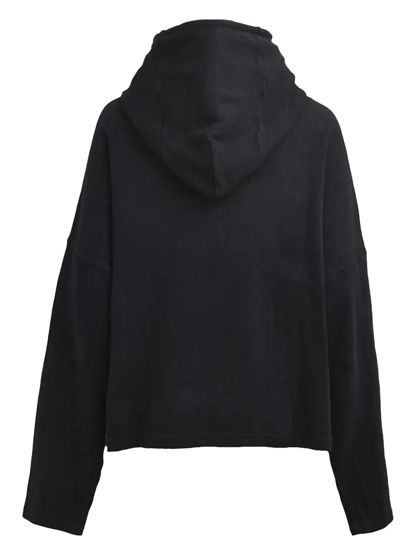 floral-embroidered hoodie