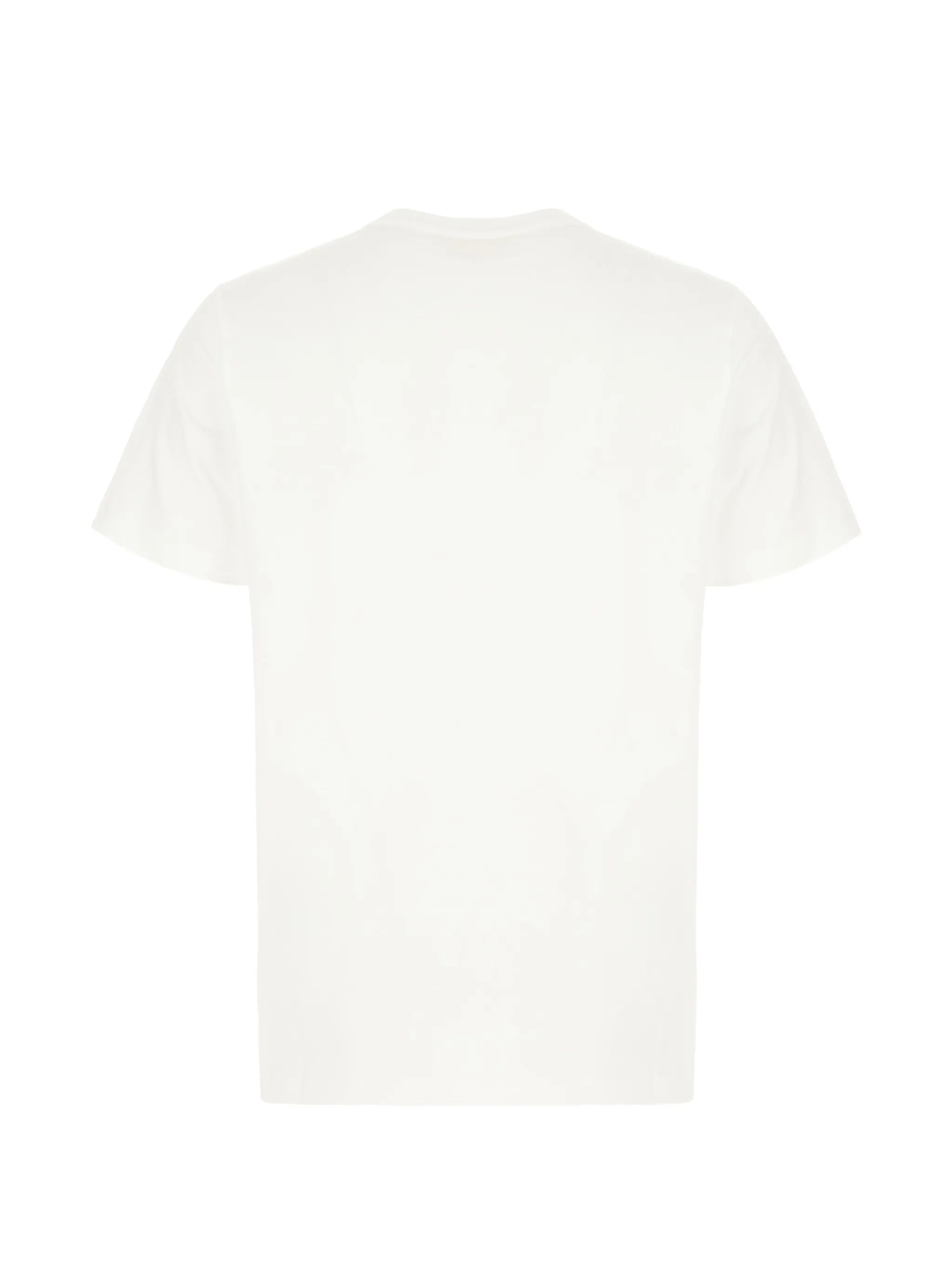 embroidered label T-shirt