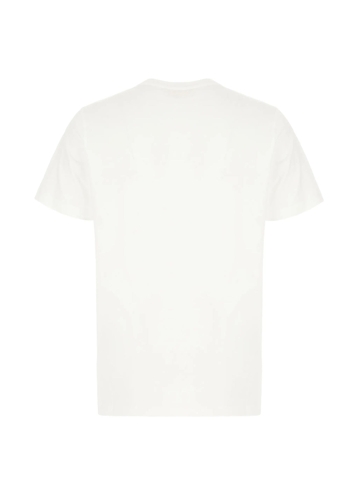 embroidered label T-shirt