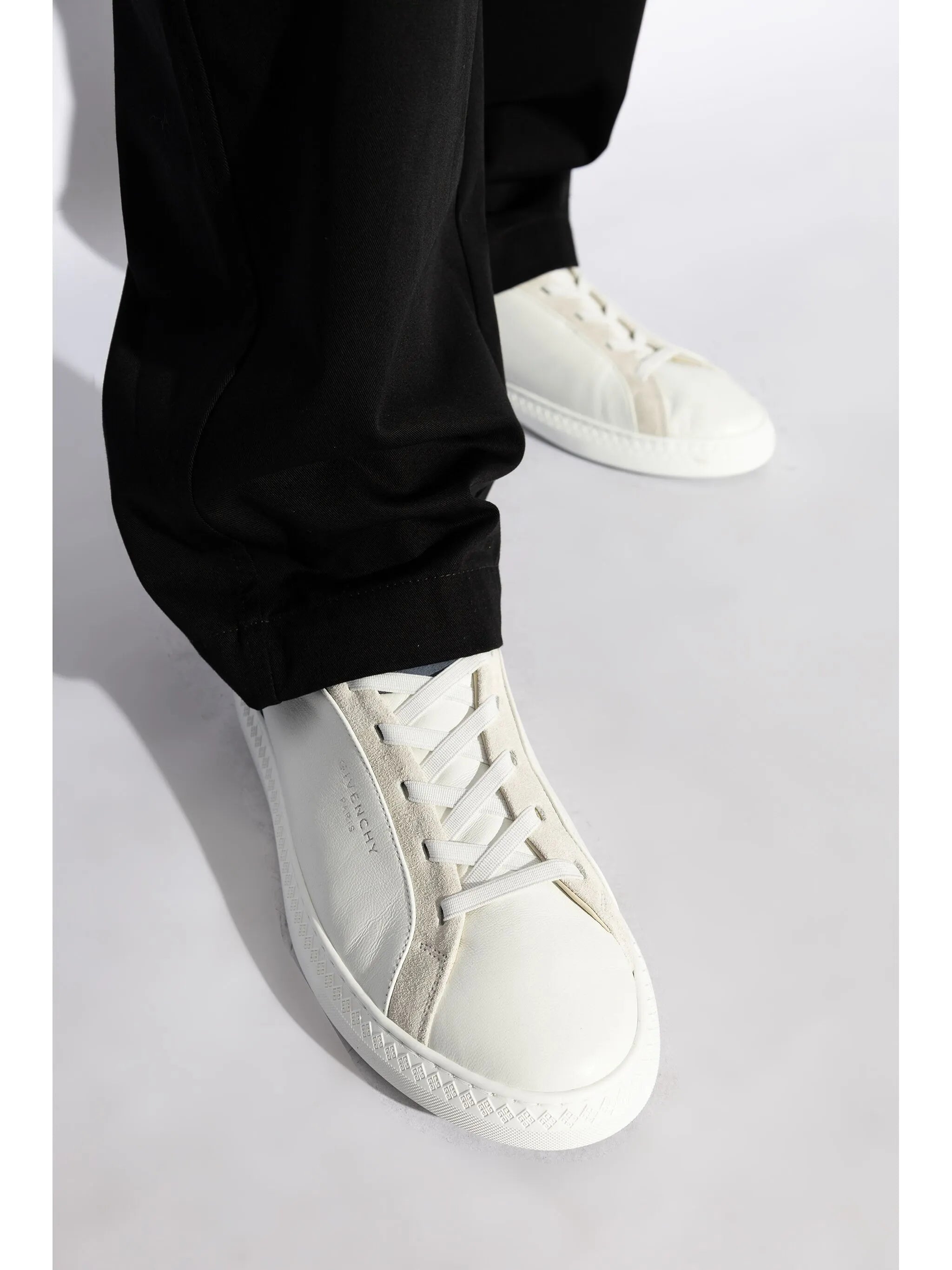 leather sneakers