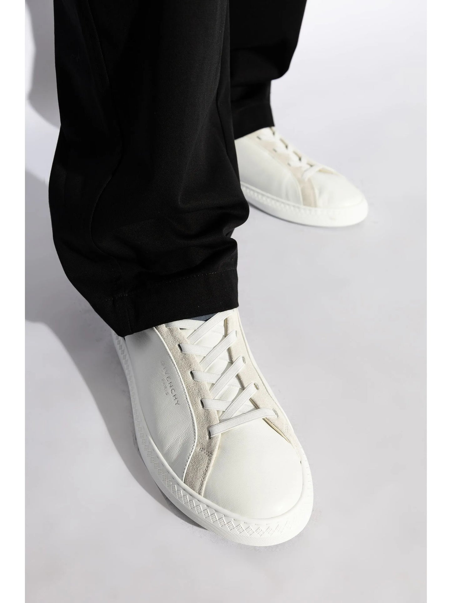 leather sneakers