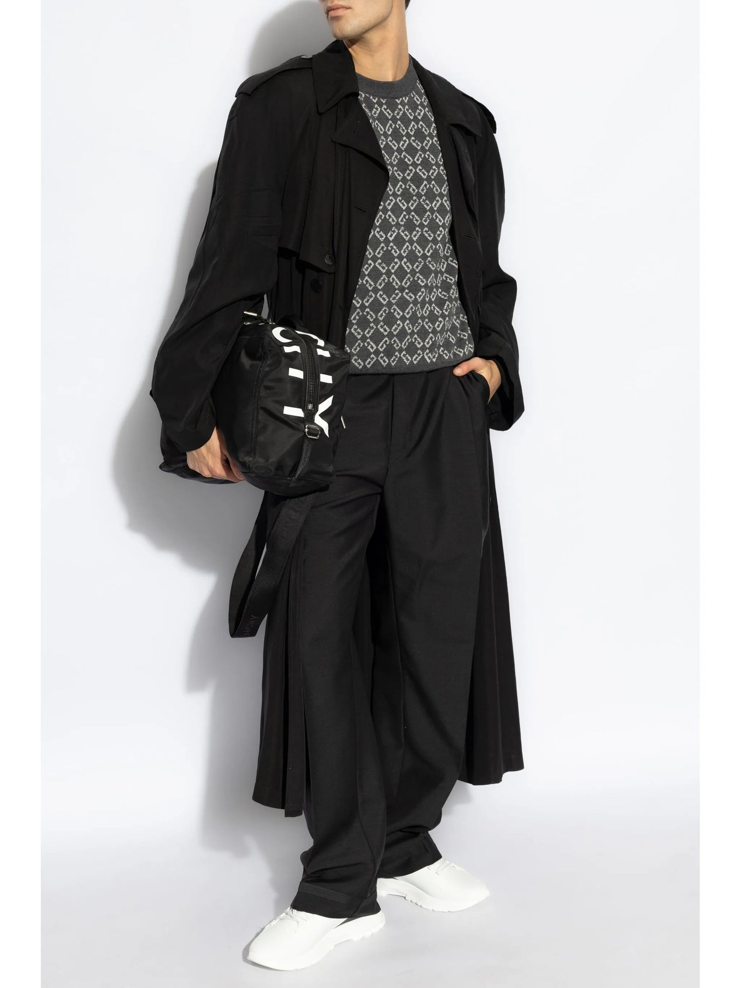 monogram-jacquard jumper