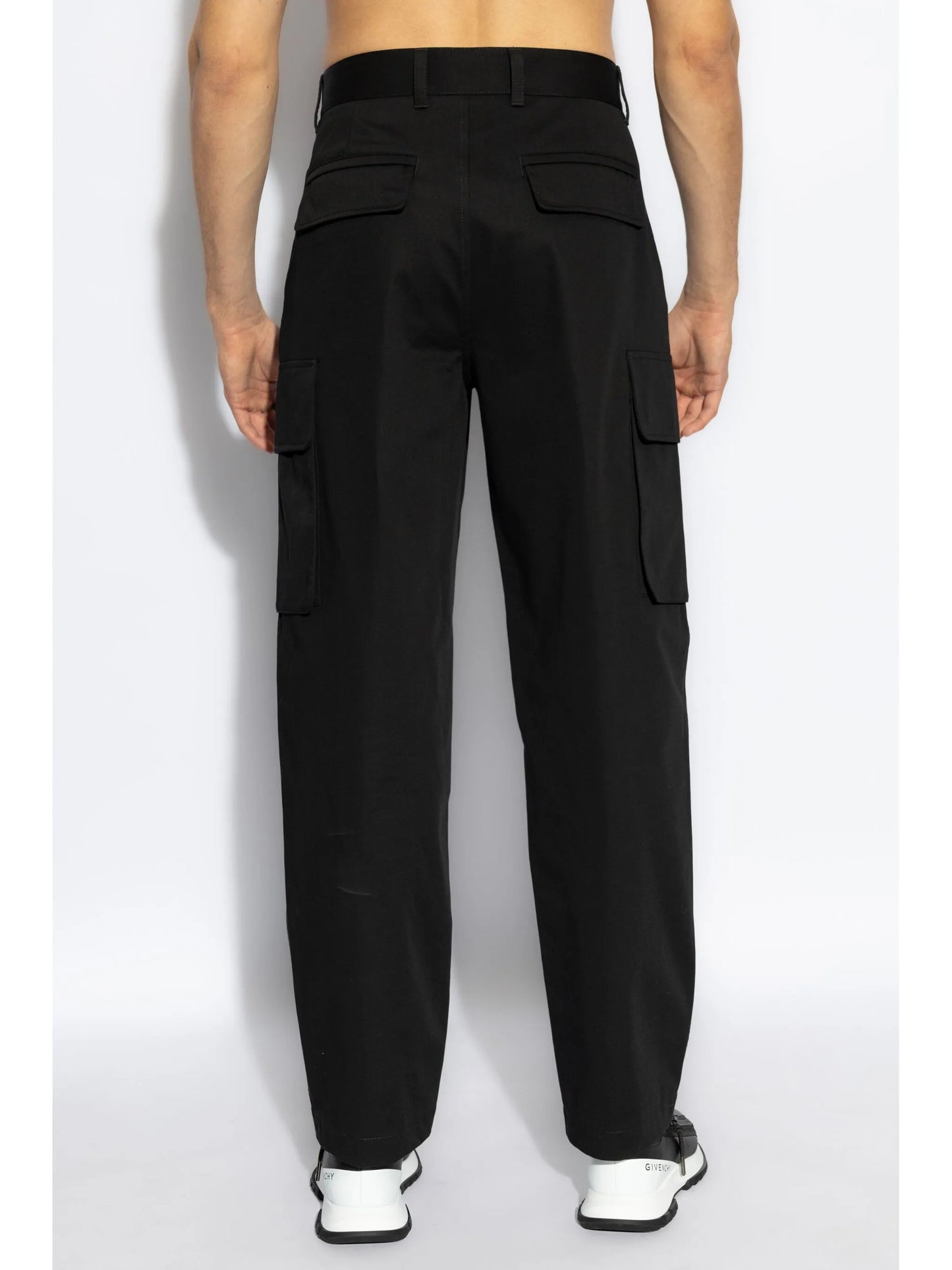 cotton cargo trousers