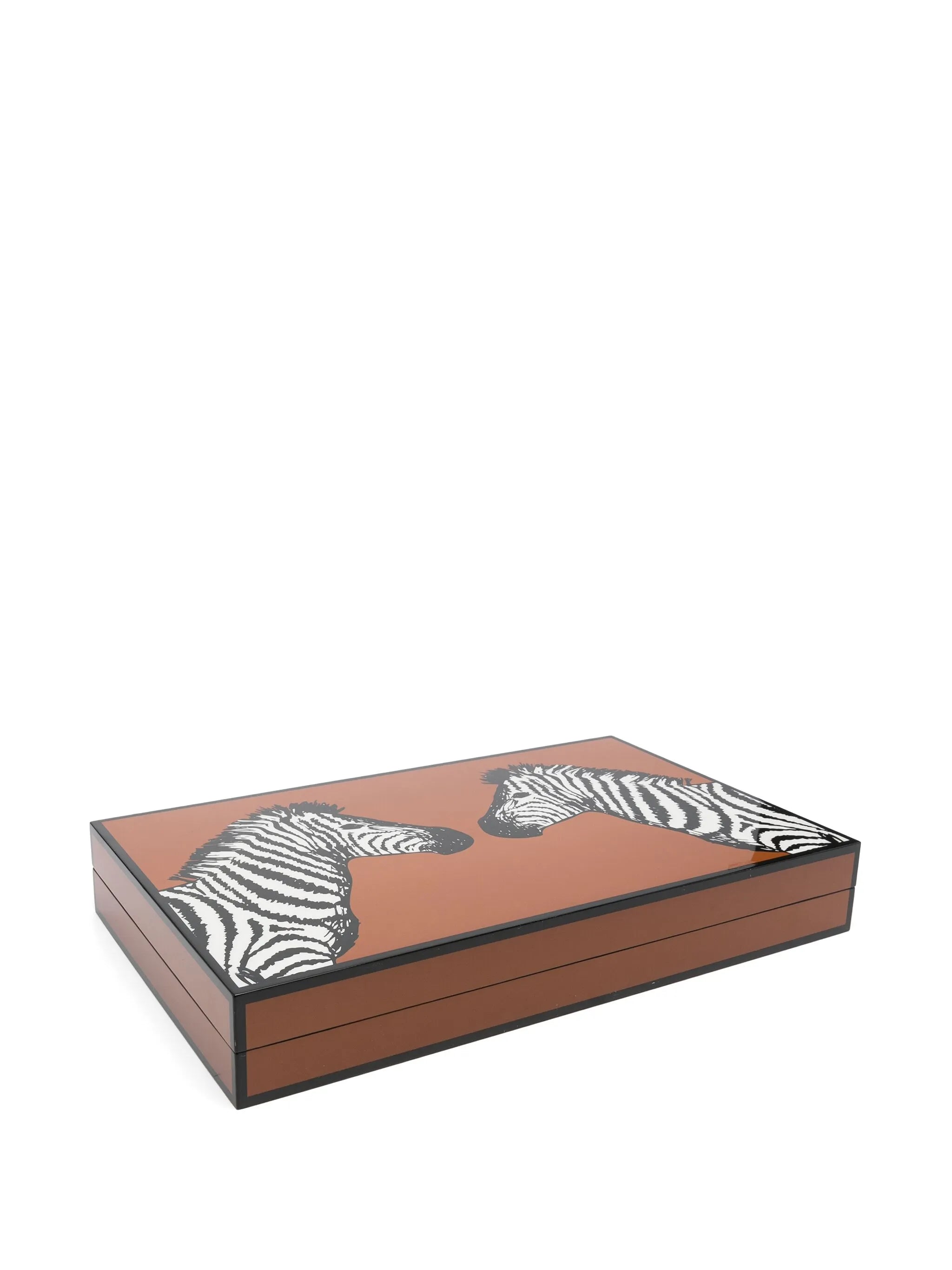 Zebra backgammon set