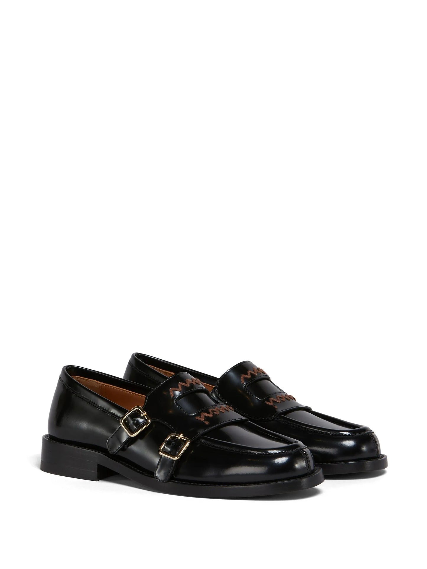 leather loafers