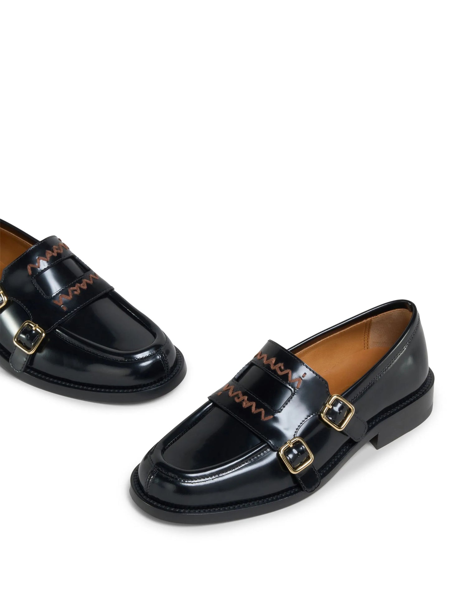 leather loafers