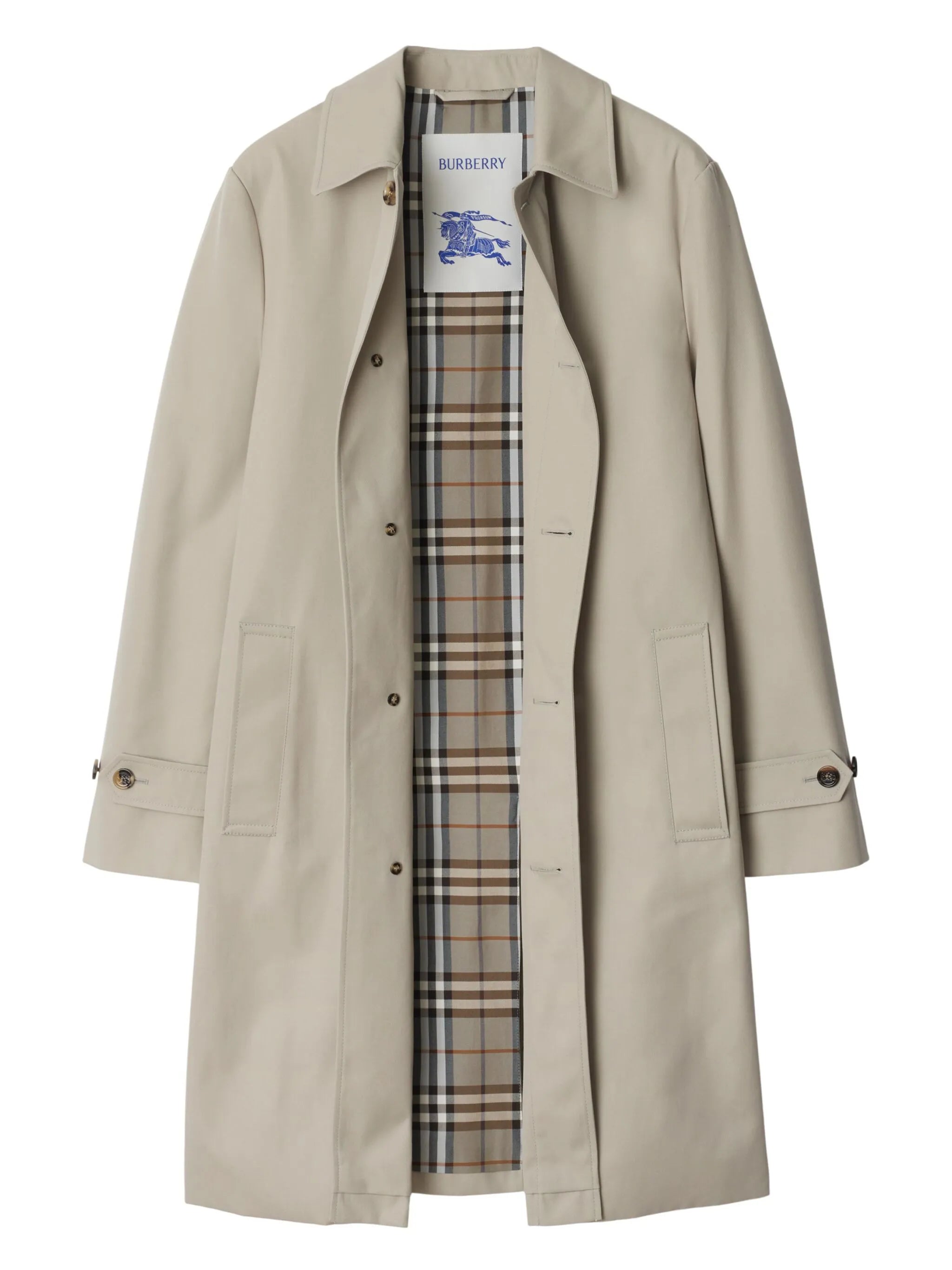 cotton-blend coat