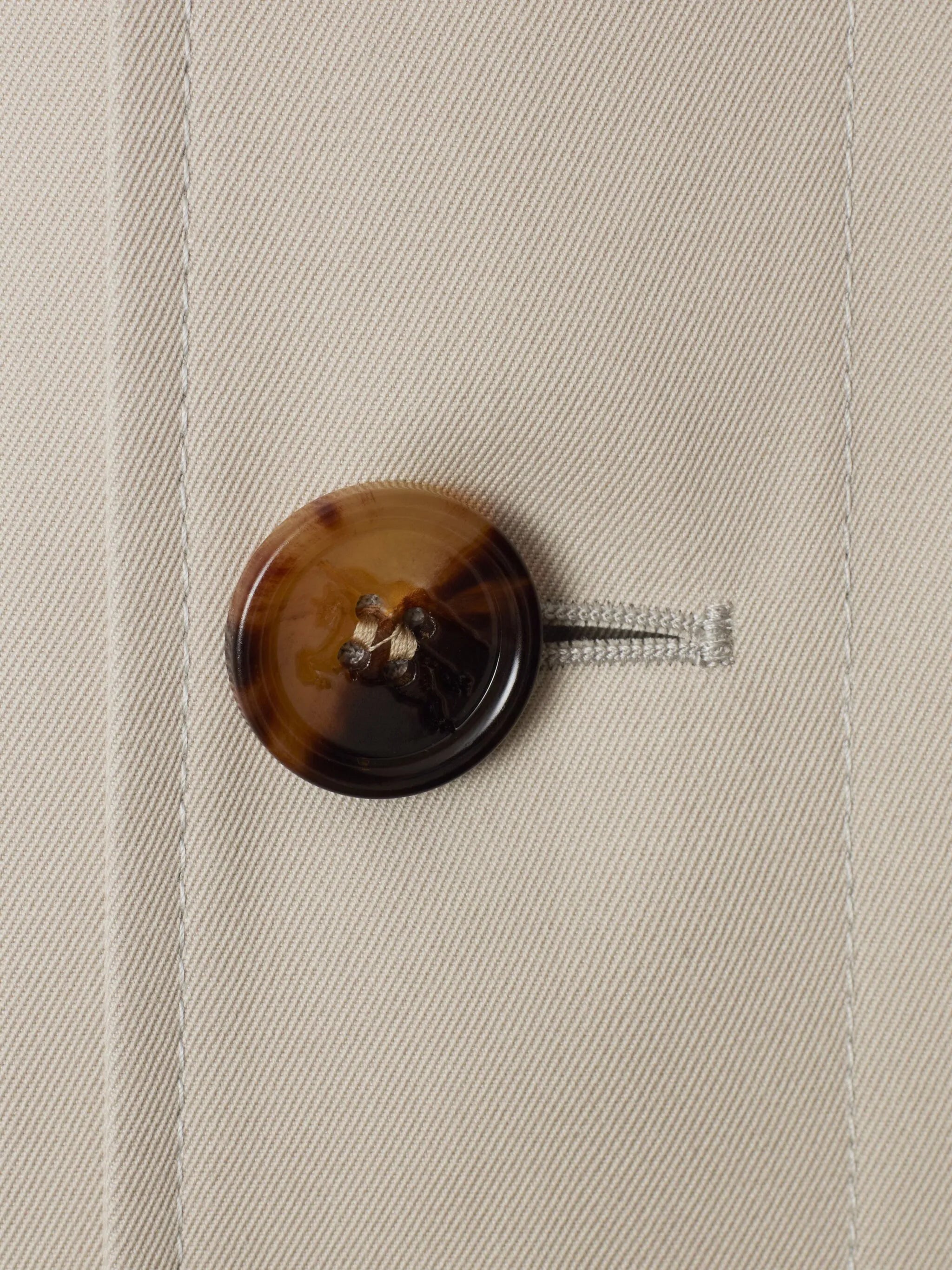 cotton-blend coat