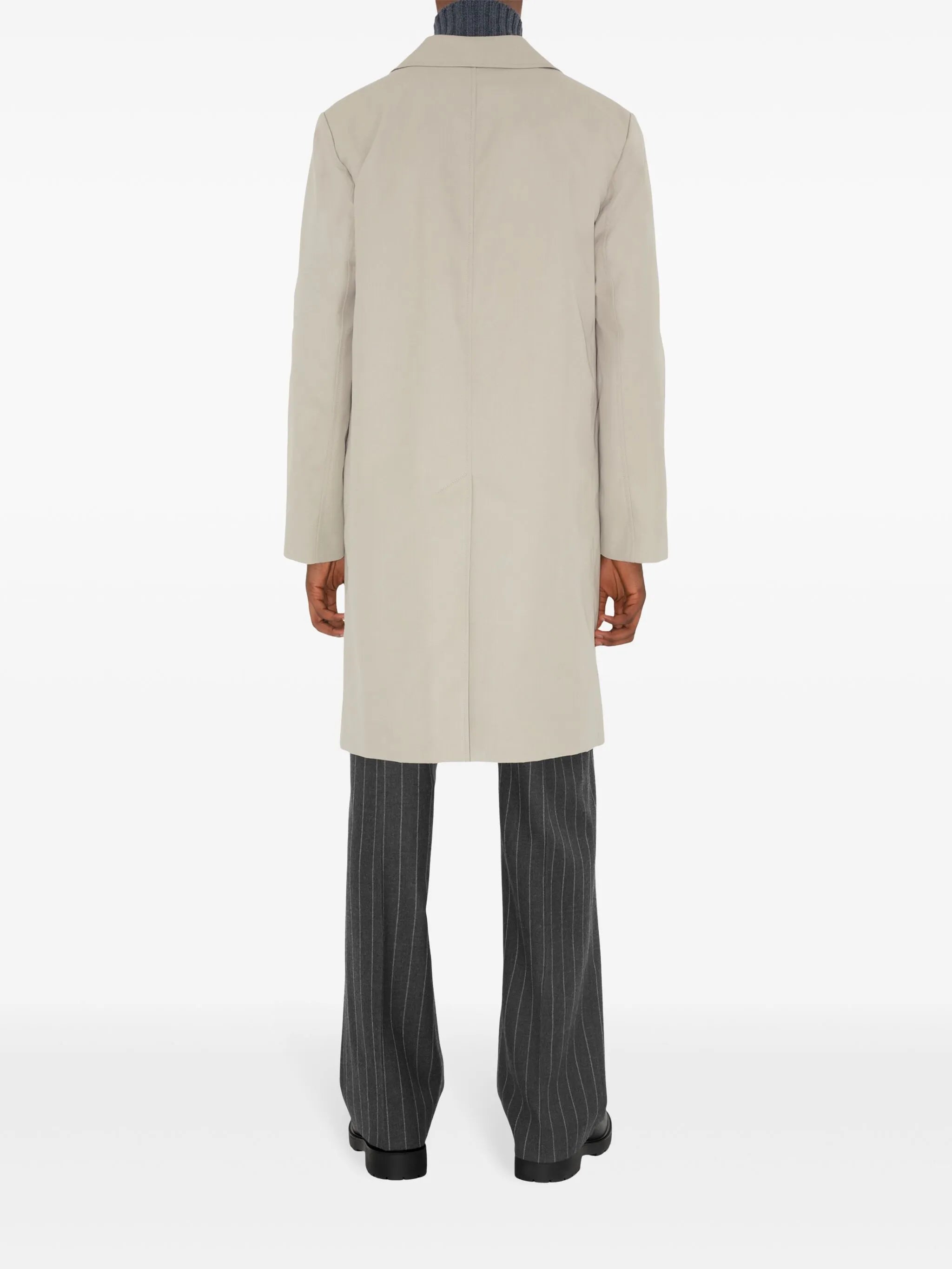 cotton-blend coat