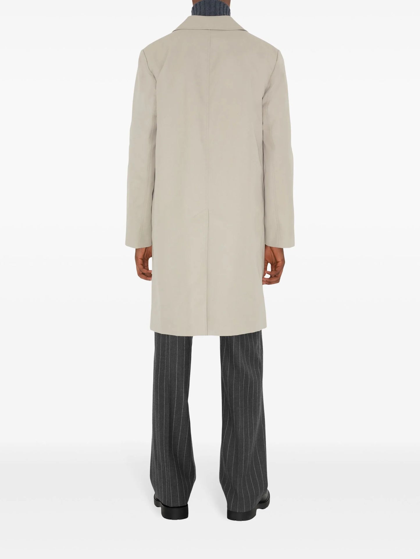 cotton-blend coat