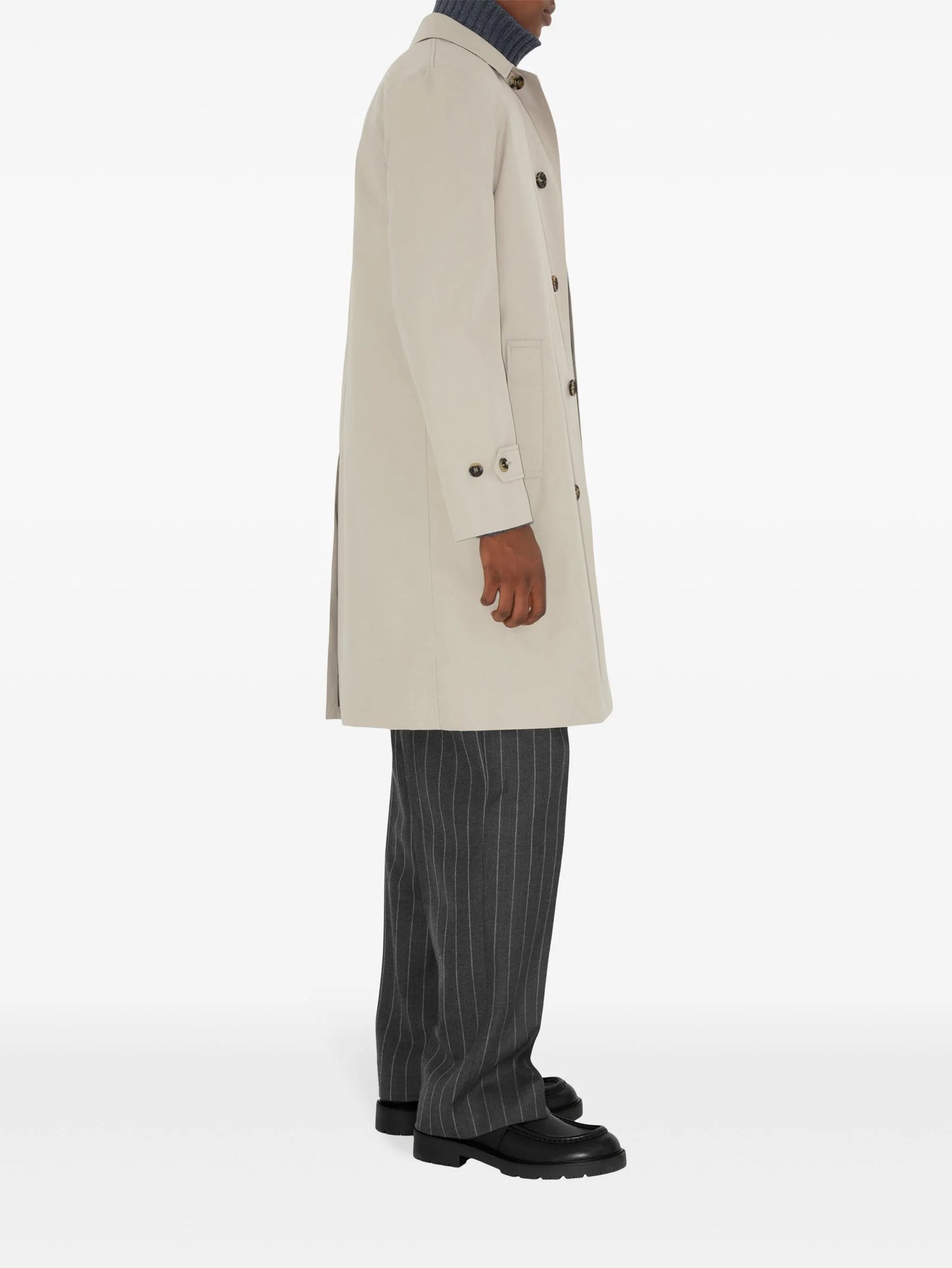 cotton-blend coat