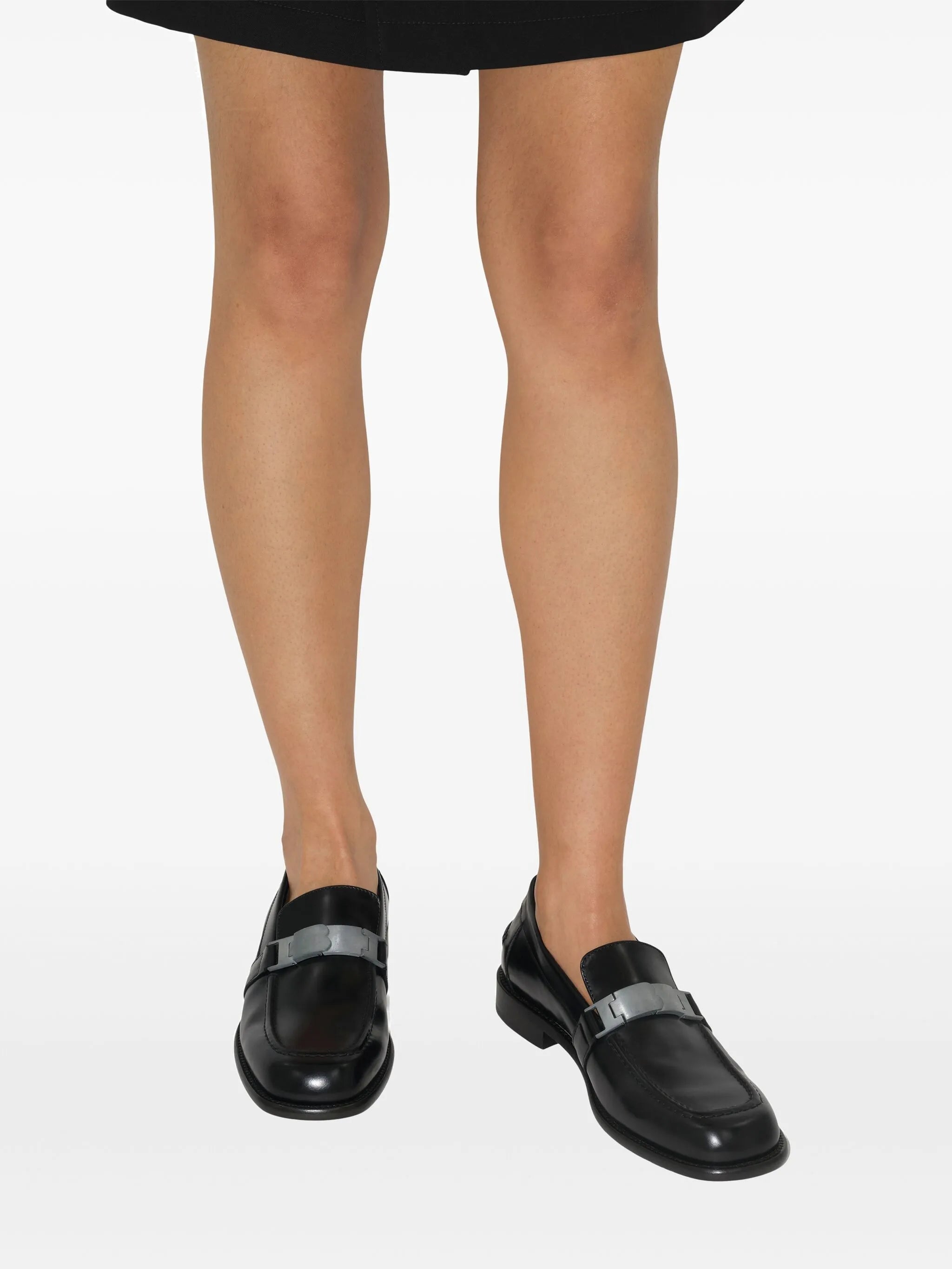 leather loafers