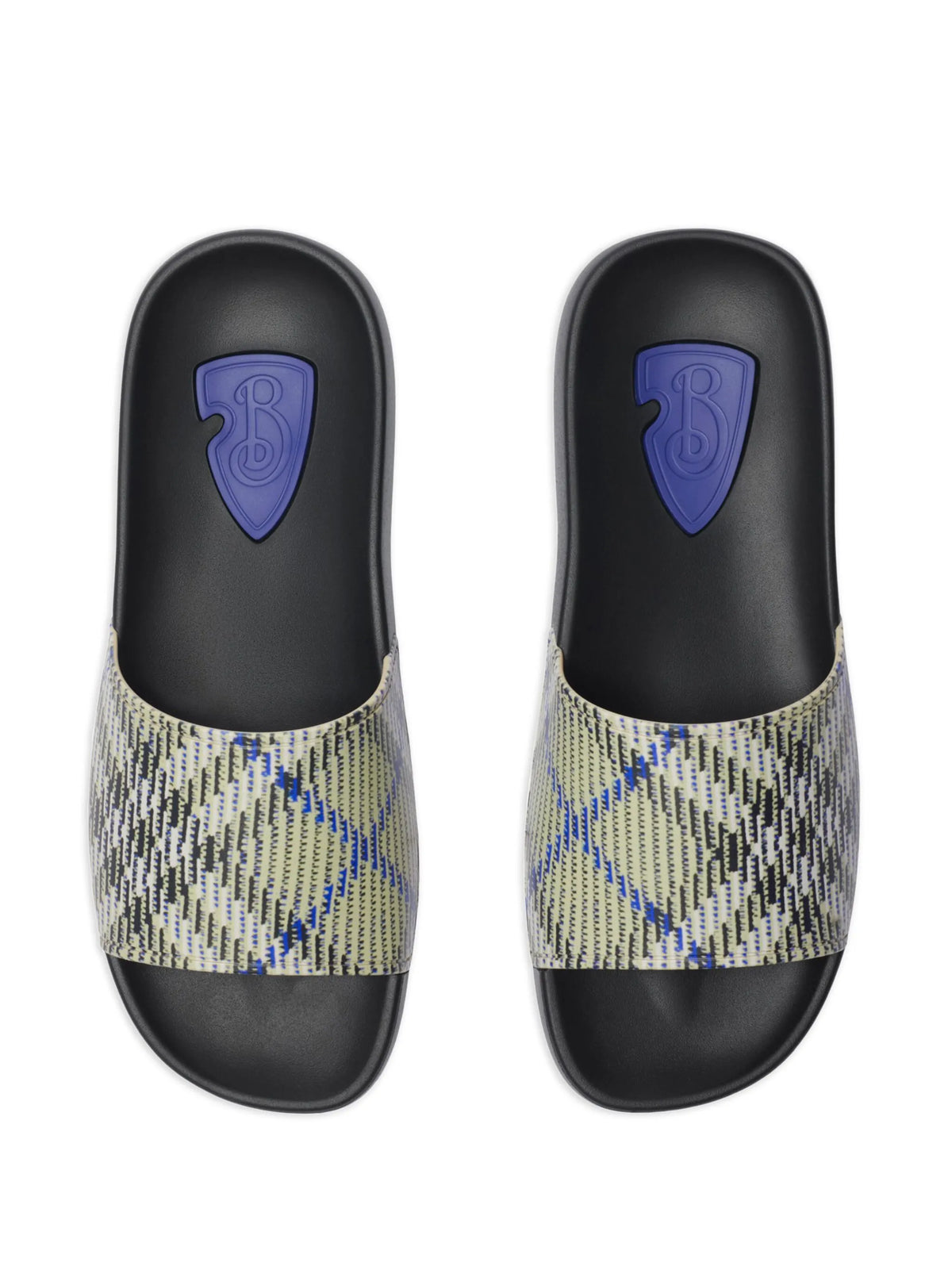 Vintage Check-pattern slides