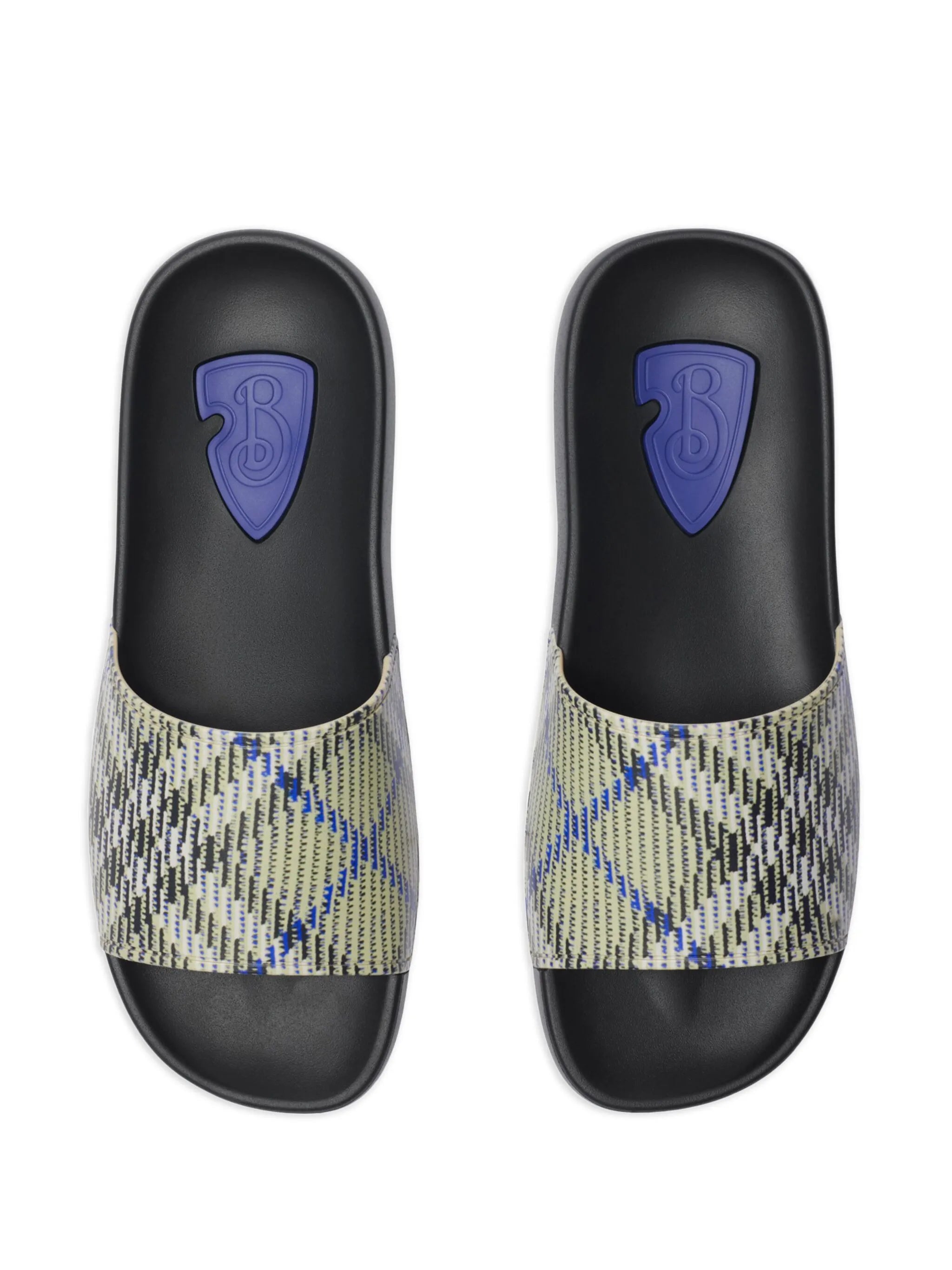 Vintage Check-pattern slides