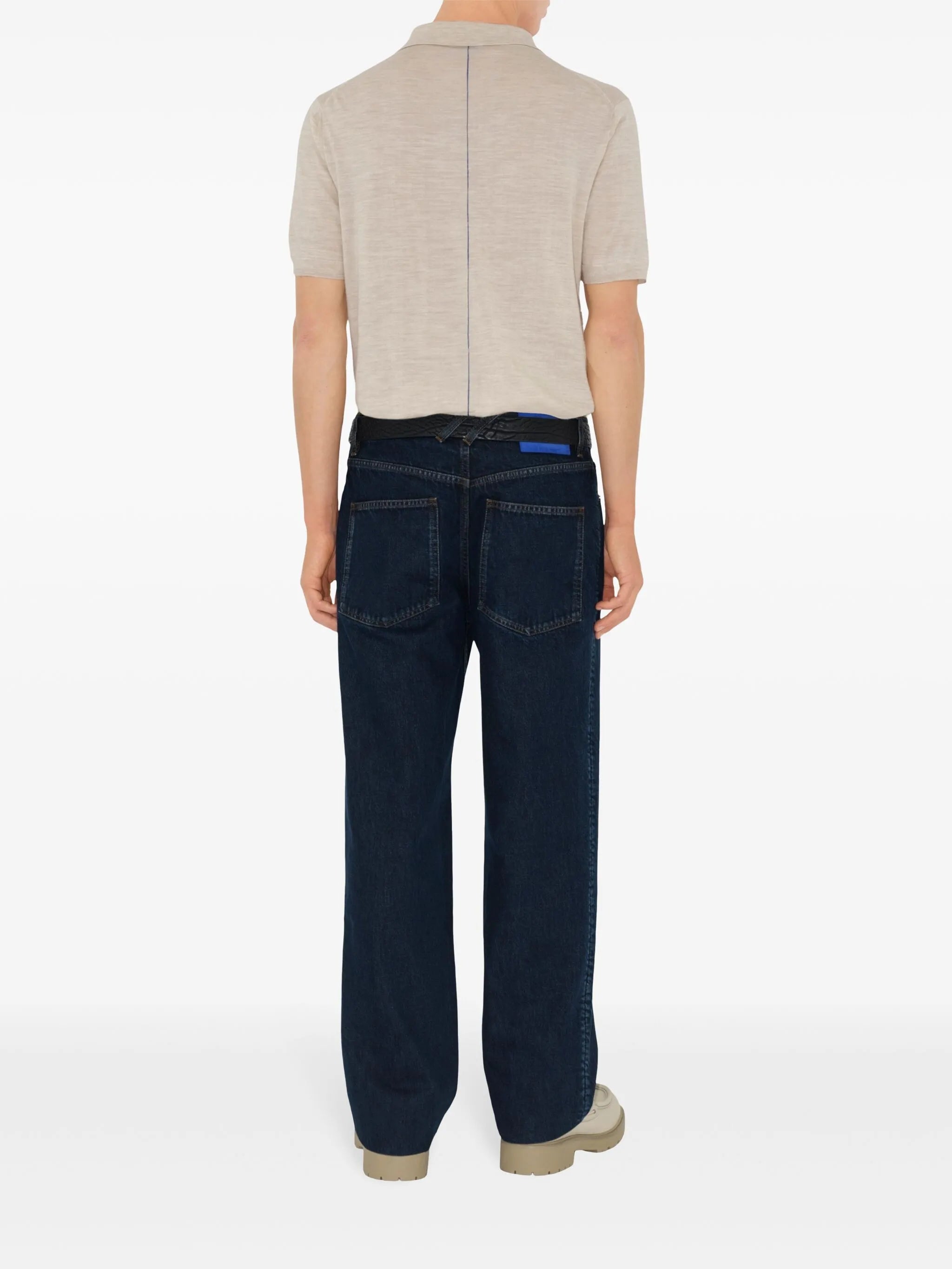 straight-leg jeans