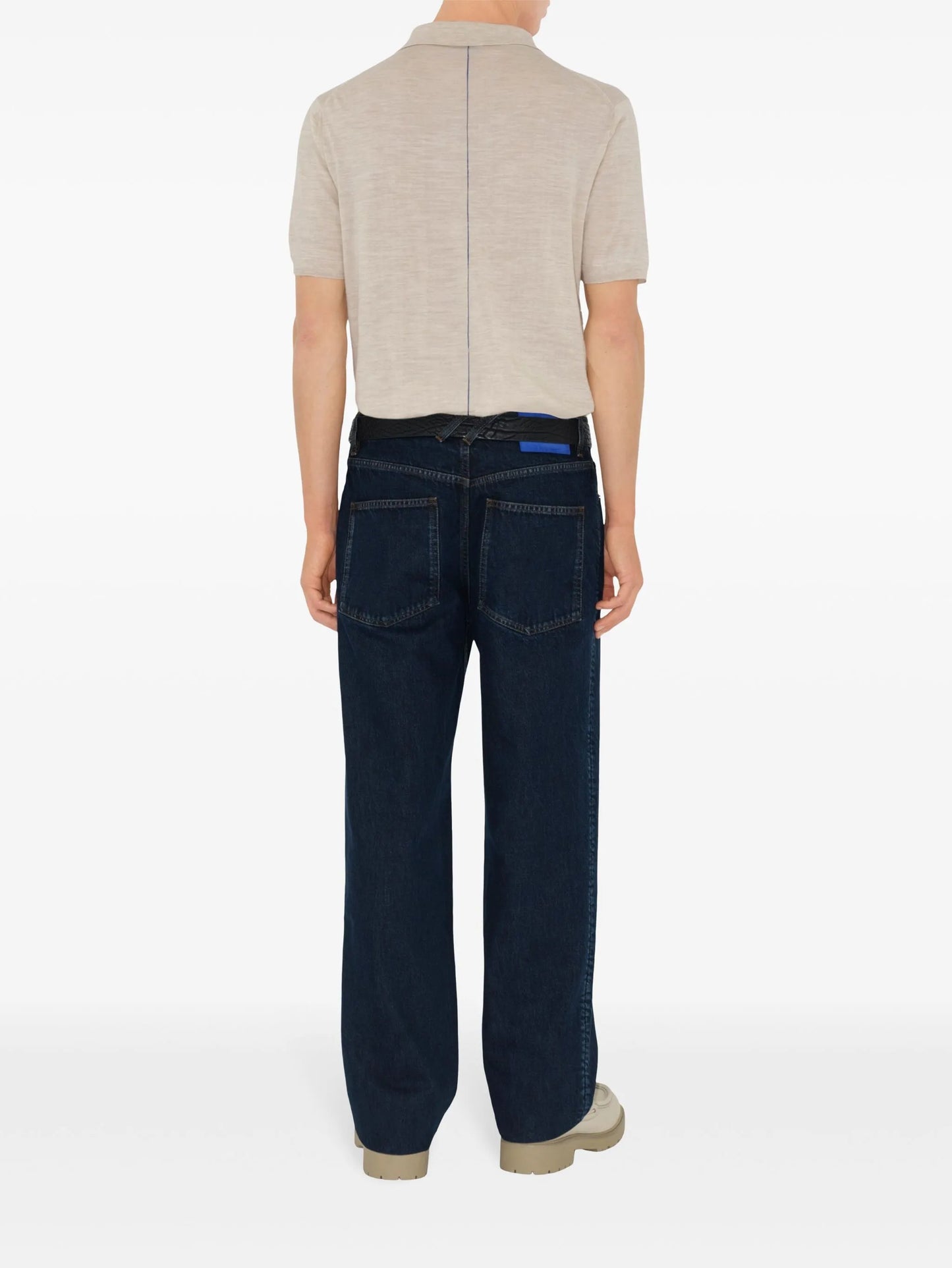 straight-leg jeans