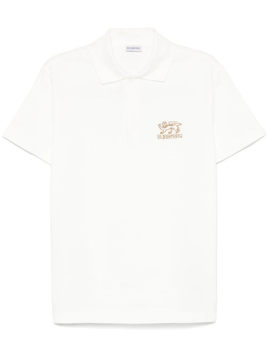 logo-embroidered polo shirt